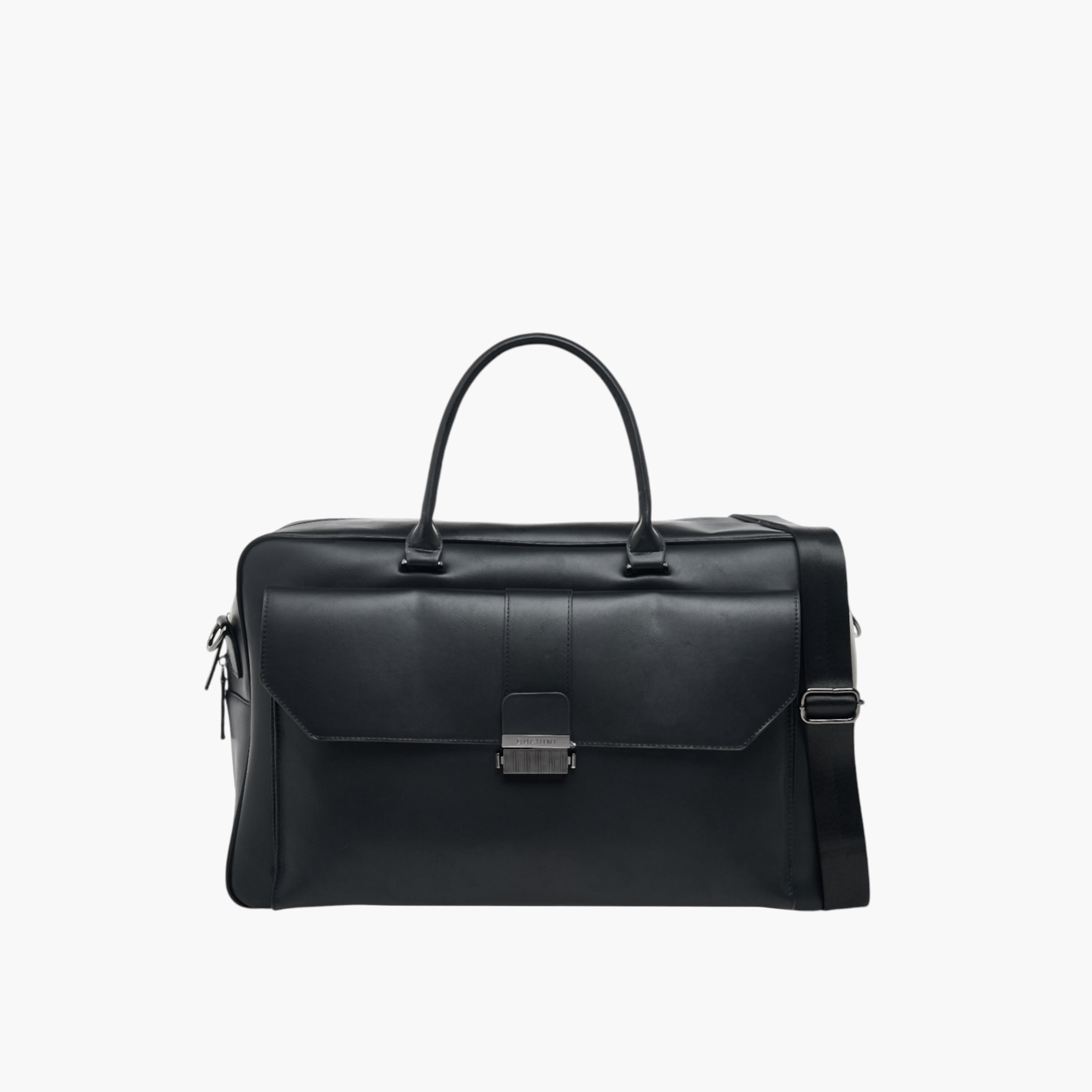 شنطة دافل سادة بحزام قابل للفصل وسحاب إغلاق من دوتشيني-travel-luggagesandbags-dufflebags-image-2
