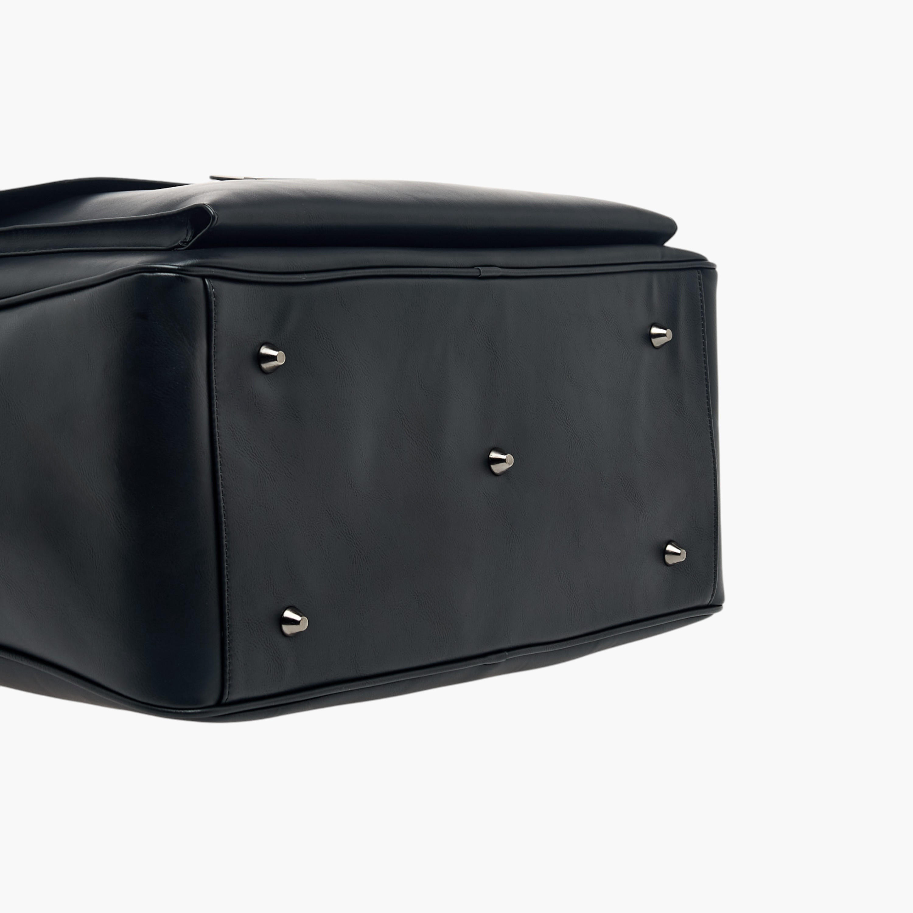 Duchini Solid Duffel Bag with Detachable Strap and Zip Closure-travel-luggagesandbags-dufflebags-image-15