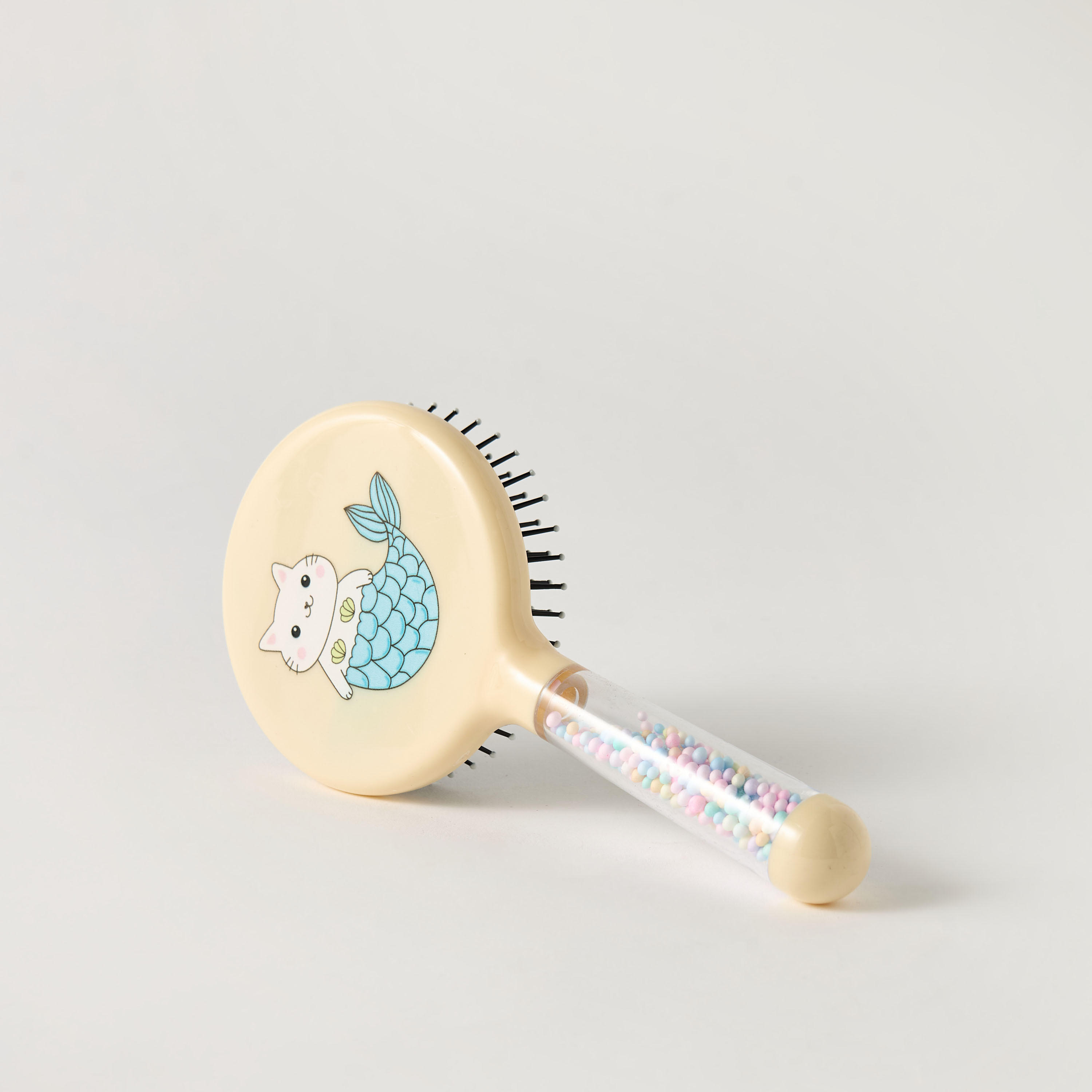 Cat Print Round-Shaped Paddle Hair Brush-beautyandpersonalcare-hair-stylingtools-hairbrushesandcombs-image-1