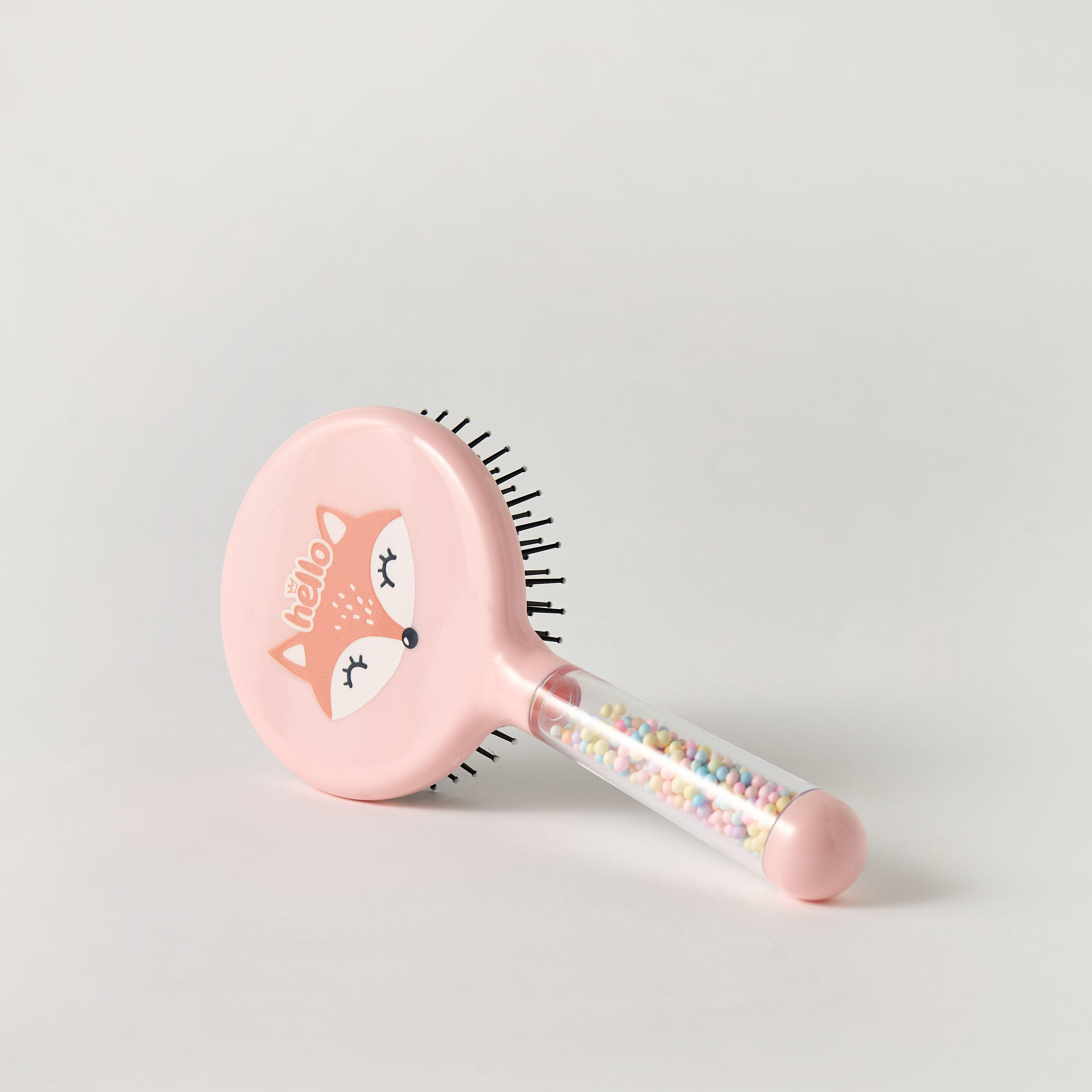 Fox Print Paddle Hairbrush-beautyandpersonalcare-hair-stylingtools-hairbrushesandcombs-image-1