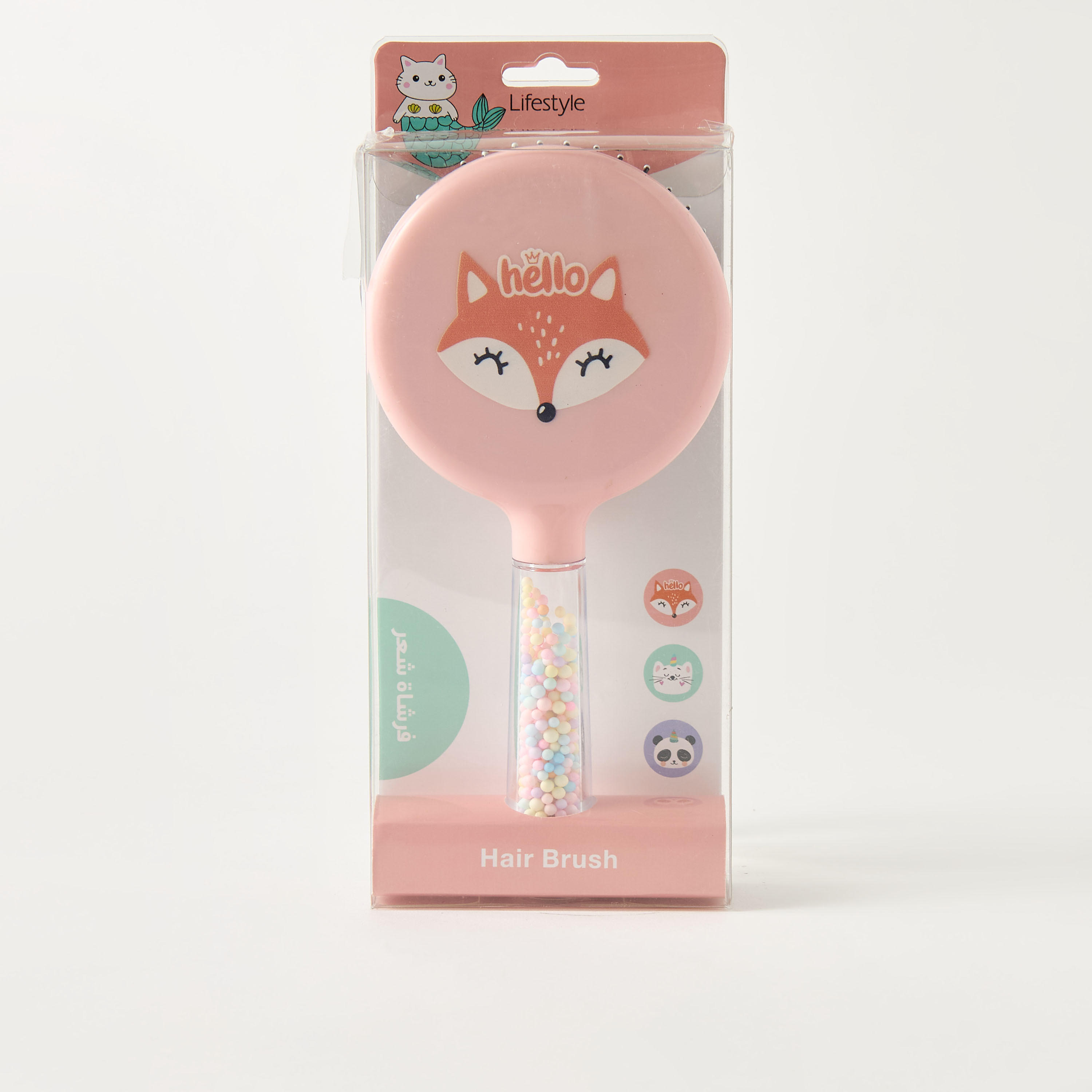 Fox Print Paddle Hairbrush-beautyandpersonalcare-hair-stylingtools-hairbrushesandcombs-image-5