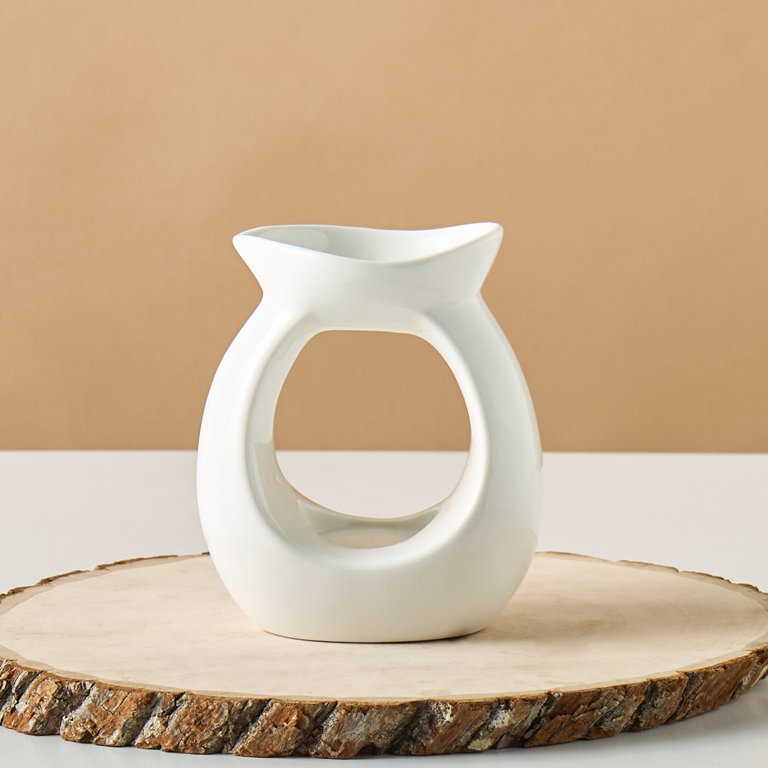 Orbital Ceramic Oil Burner - 11.5x7.5x13 cms-household-homefragrance-burners-image-1