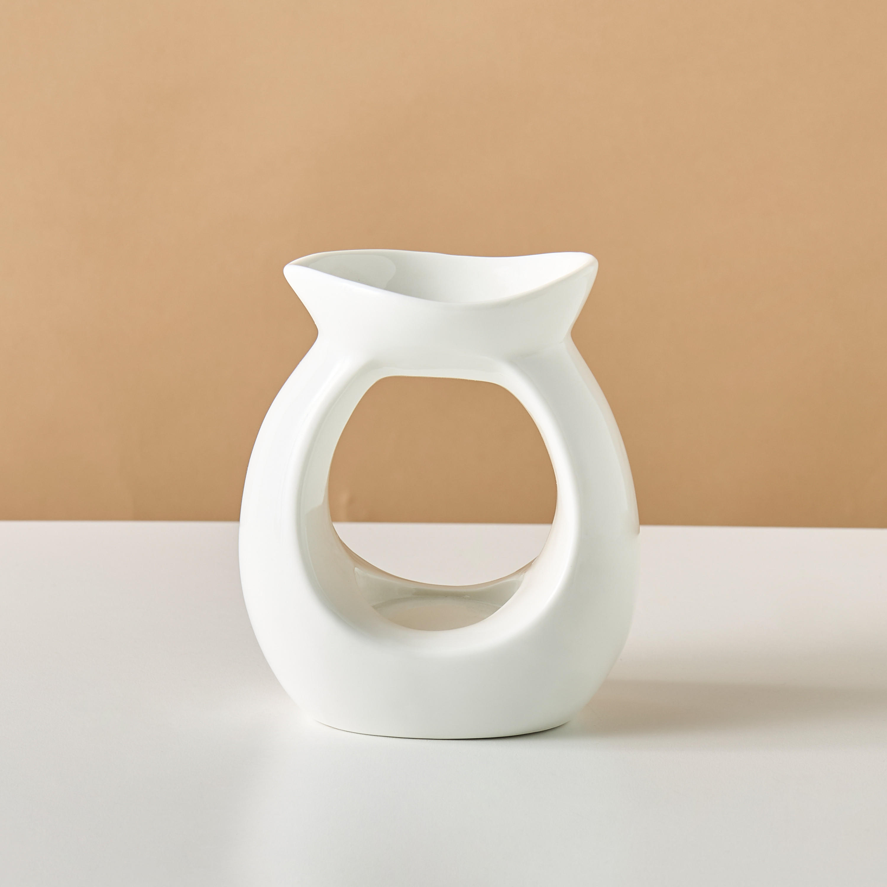 Orbital Ceramic Oil Burner - 11.5x7.5x13 cms-household-homefragrance-burners-image-2