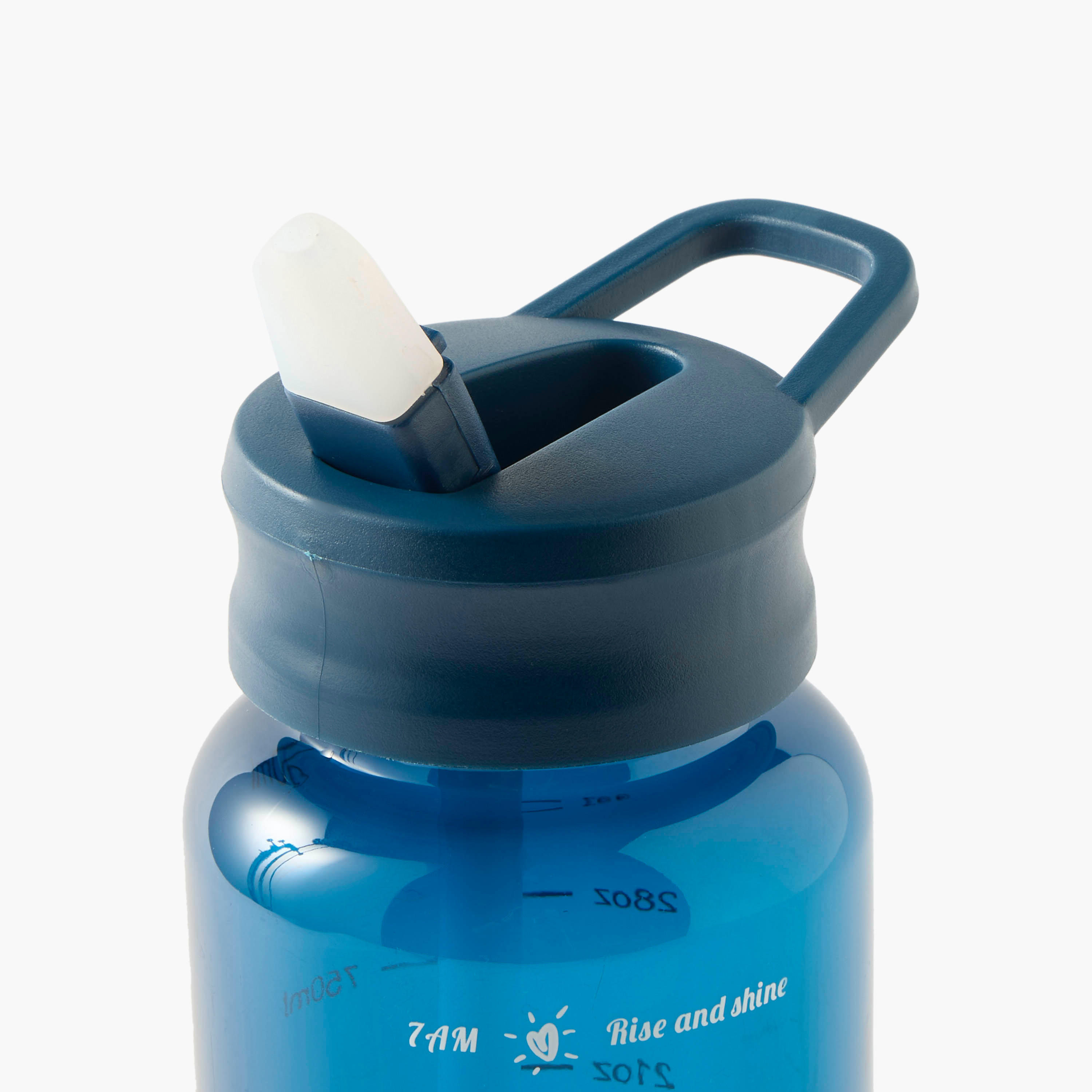 Slogan Print Sipper Water Bottle - 1 L-school-waterbottles-image-4