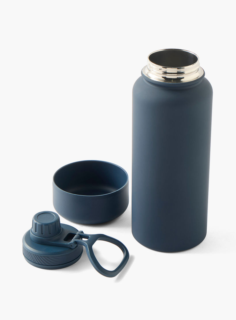 Solid Double Wall Stainless Steel Water Bottle - 1 L-school-waterbottles-image-2