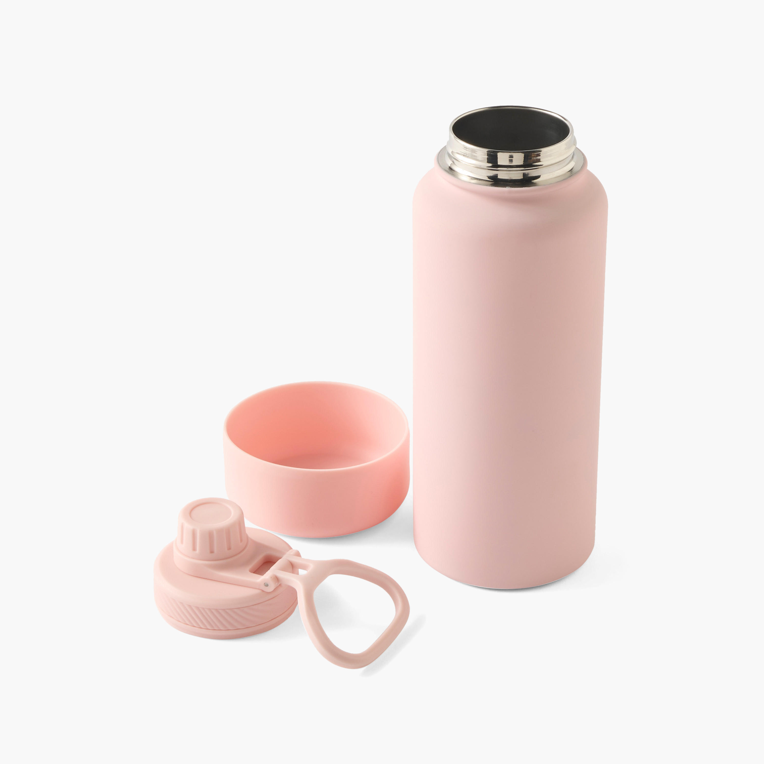 Solid Double Wall Stainless Steel Water Bottle - 1 L-school-waterbottles-image-2