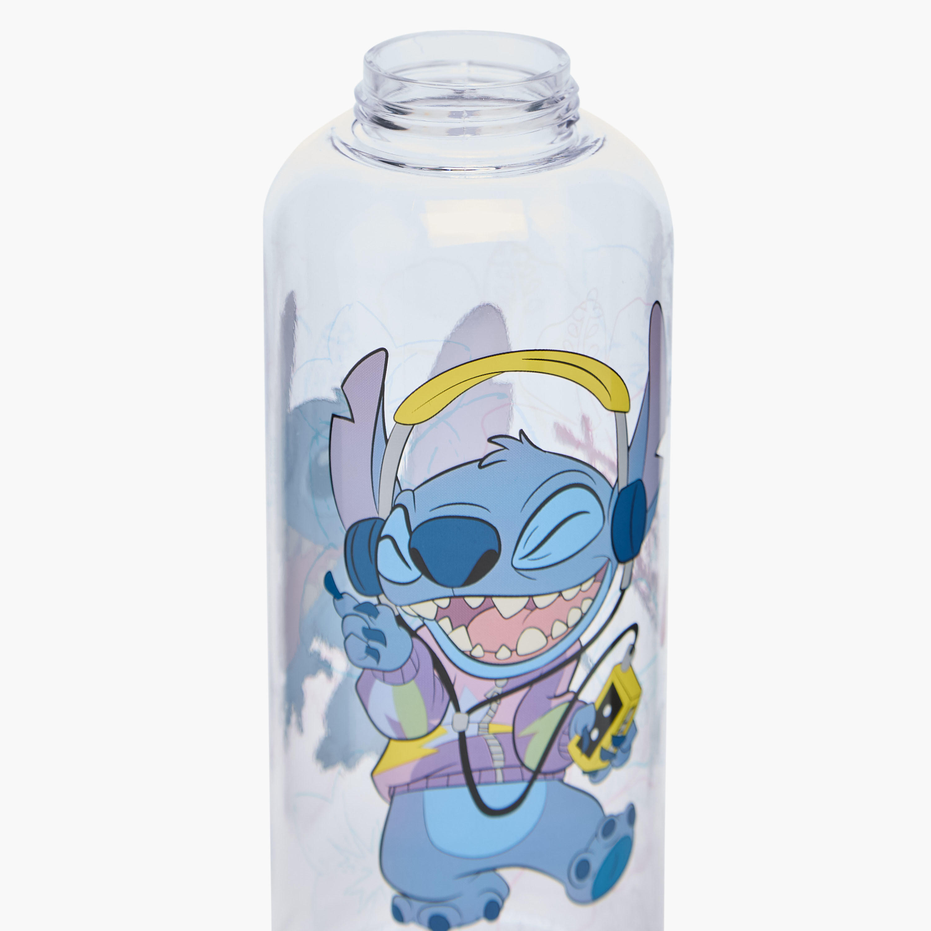 Stitch Print Water Bottle with Screw Lid-school-waterbottles-image-5