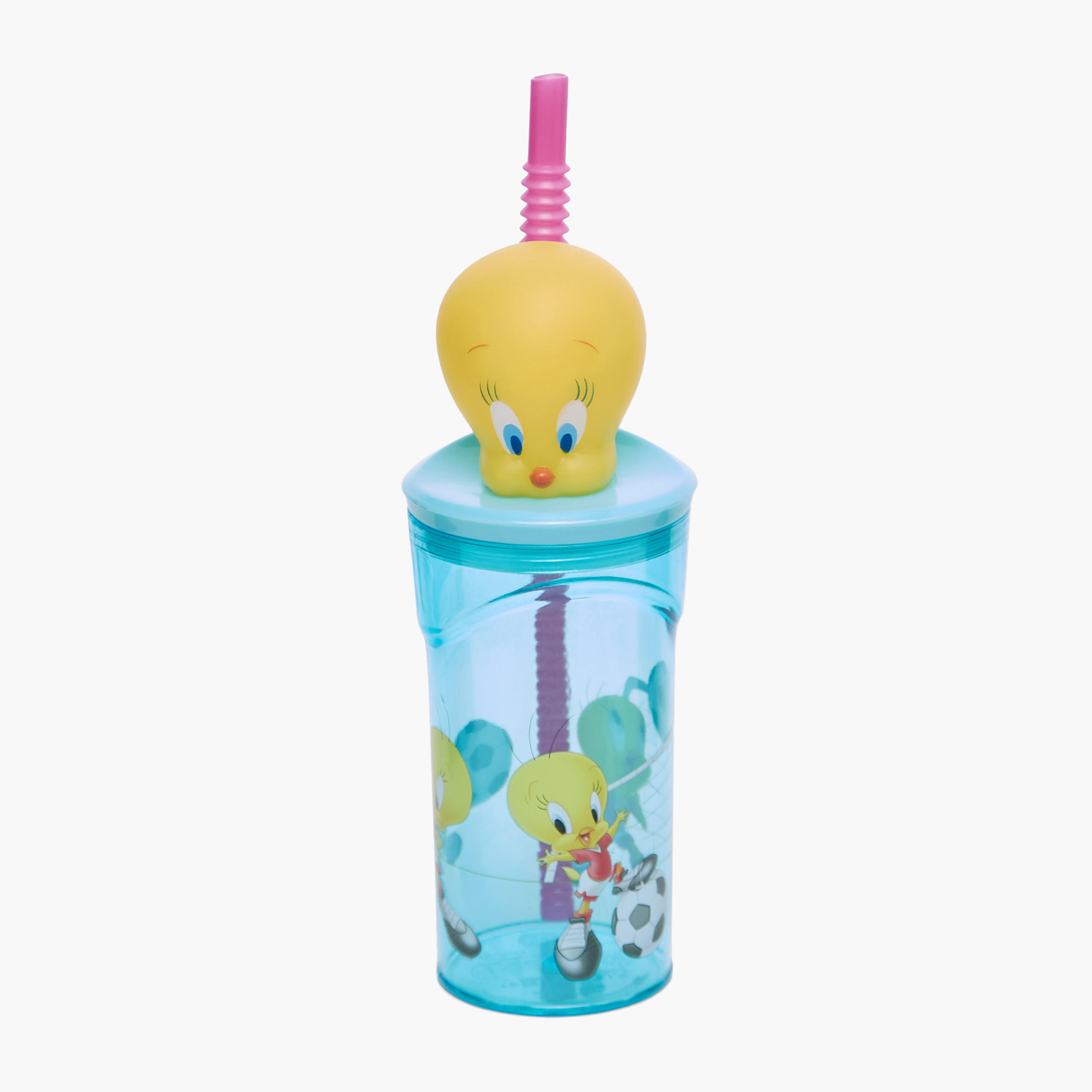 Tweety Print Sipper Mug - 450 ml-household-dining-teaandcoffee-travelmugsandsippers-image-1