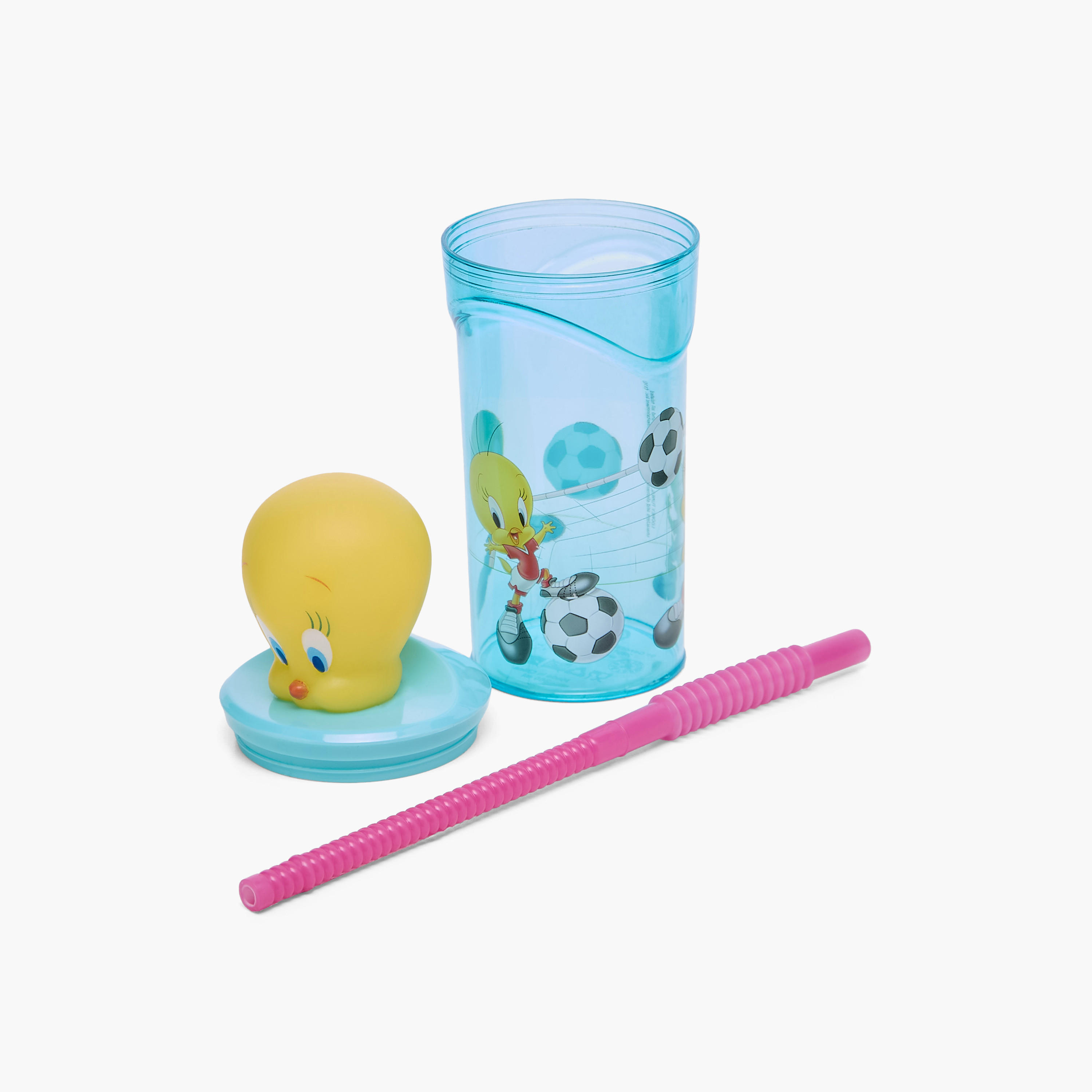 Tweety Print Sipper Mug - 450 ml-household-dining-teaandcoffee-travelmugsandsippers-image-2