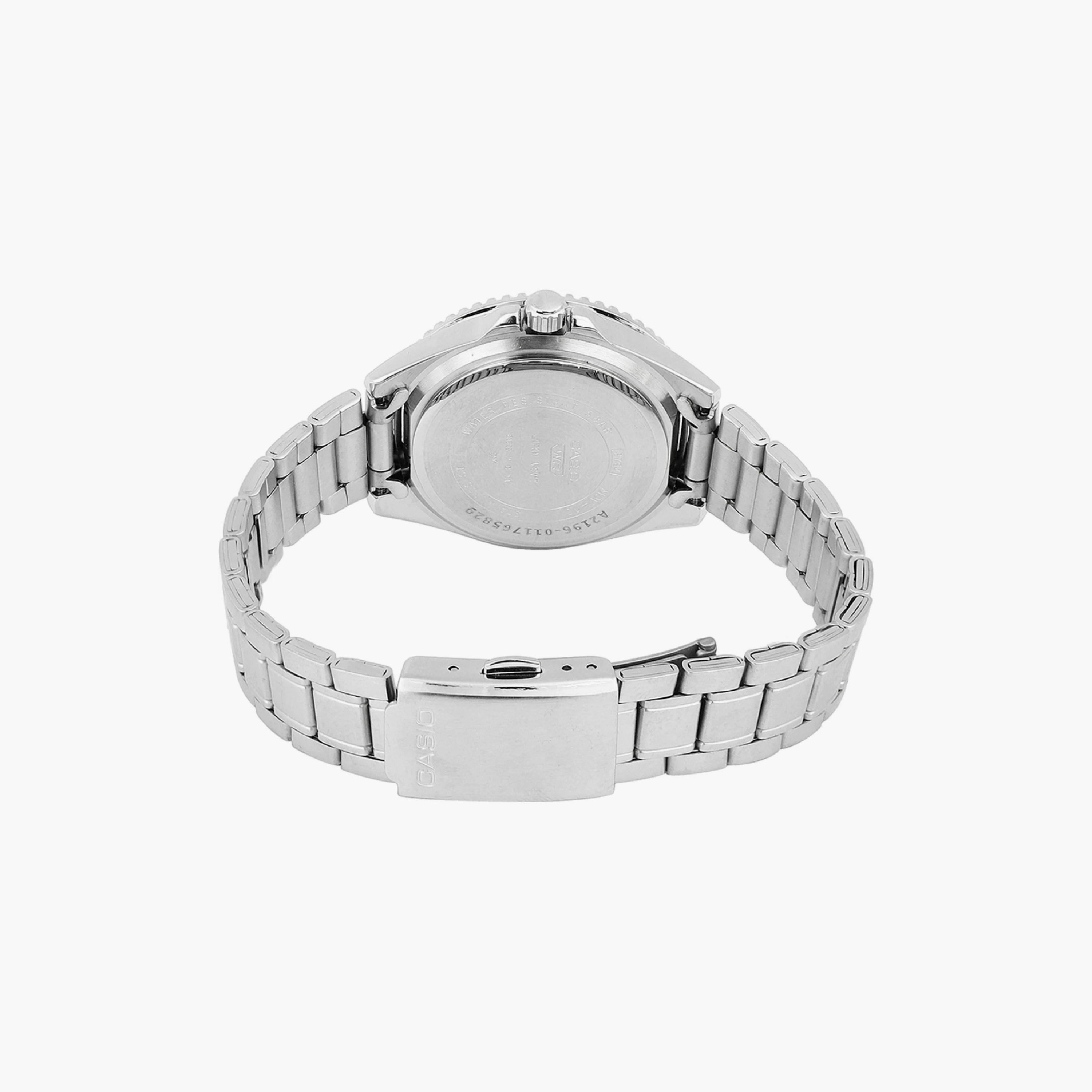 Casio Men's Silver Analog Stainless Steel Strap Watch | MDV-10D-1A2VDF | 39 MM-men-watchesandjewellery-watches-image-3