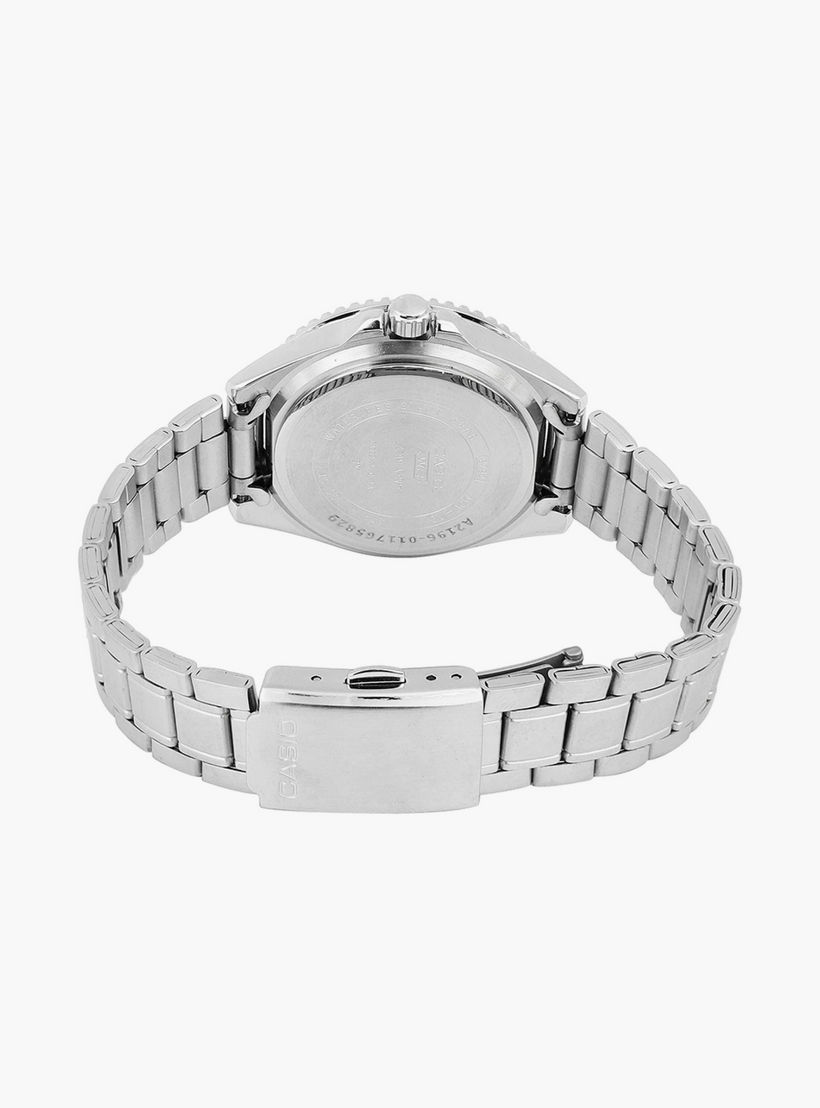 Casio Men's Silver Analog Stainless Steel Strap Watch | MDV-10D-1A2VDF | 39 MM-men-watchesandjewellery-watches-image-3