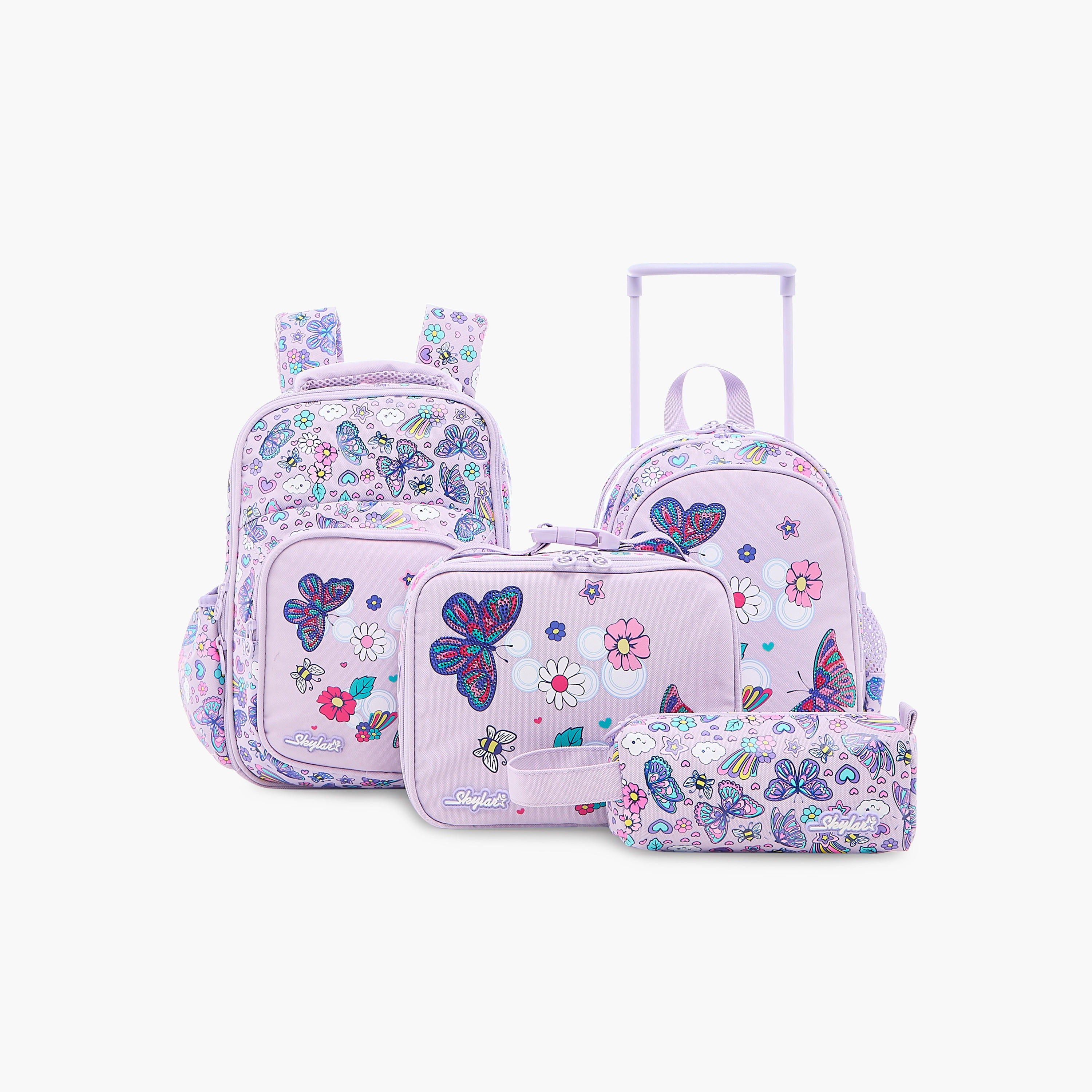 Skylar Printed Lunch Bag with Buckle Strap and Zip Closure-school-lunchessentials-lunchbags-image-8