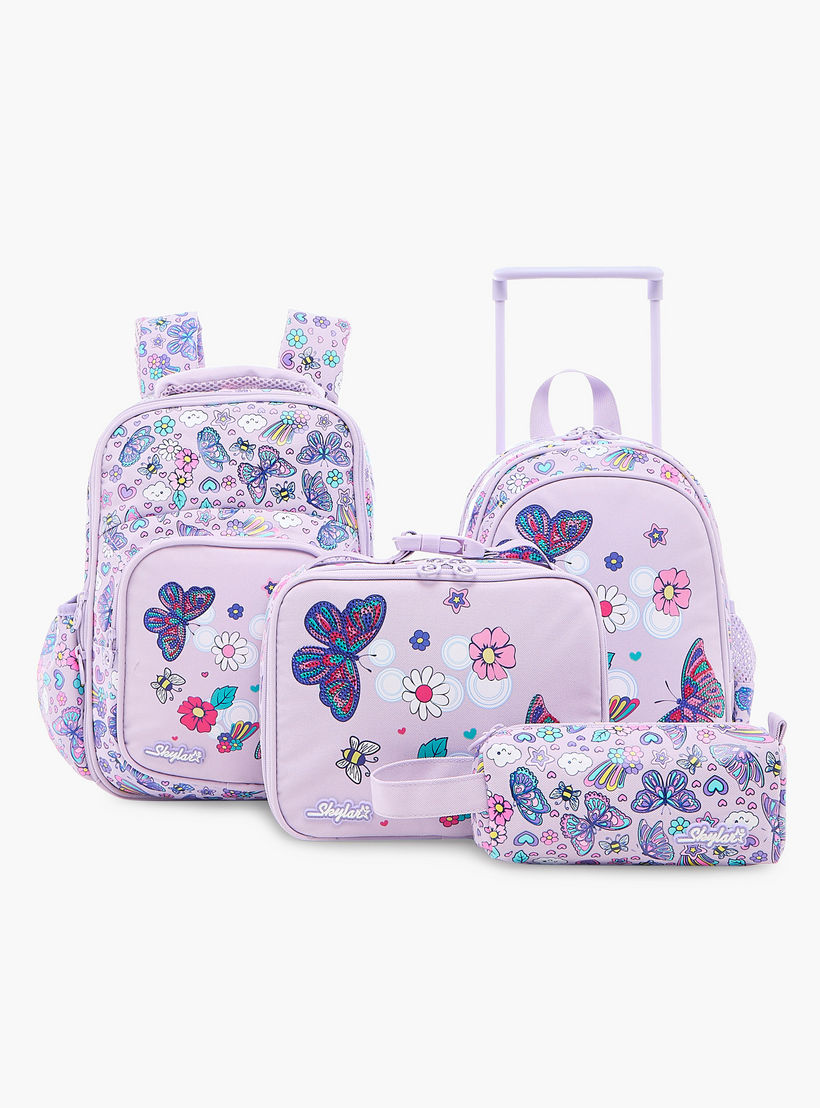 Skylar Printed Lunch Bag with Buckle Strap and Zip Closure-school-lunchessentials-lunchbags-image-8