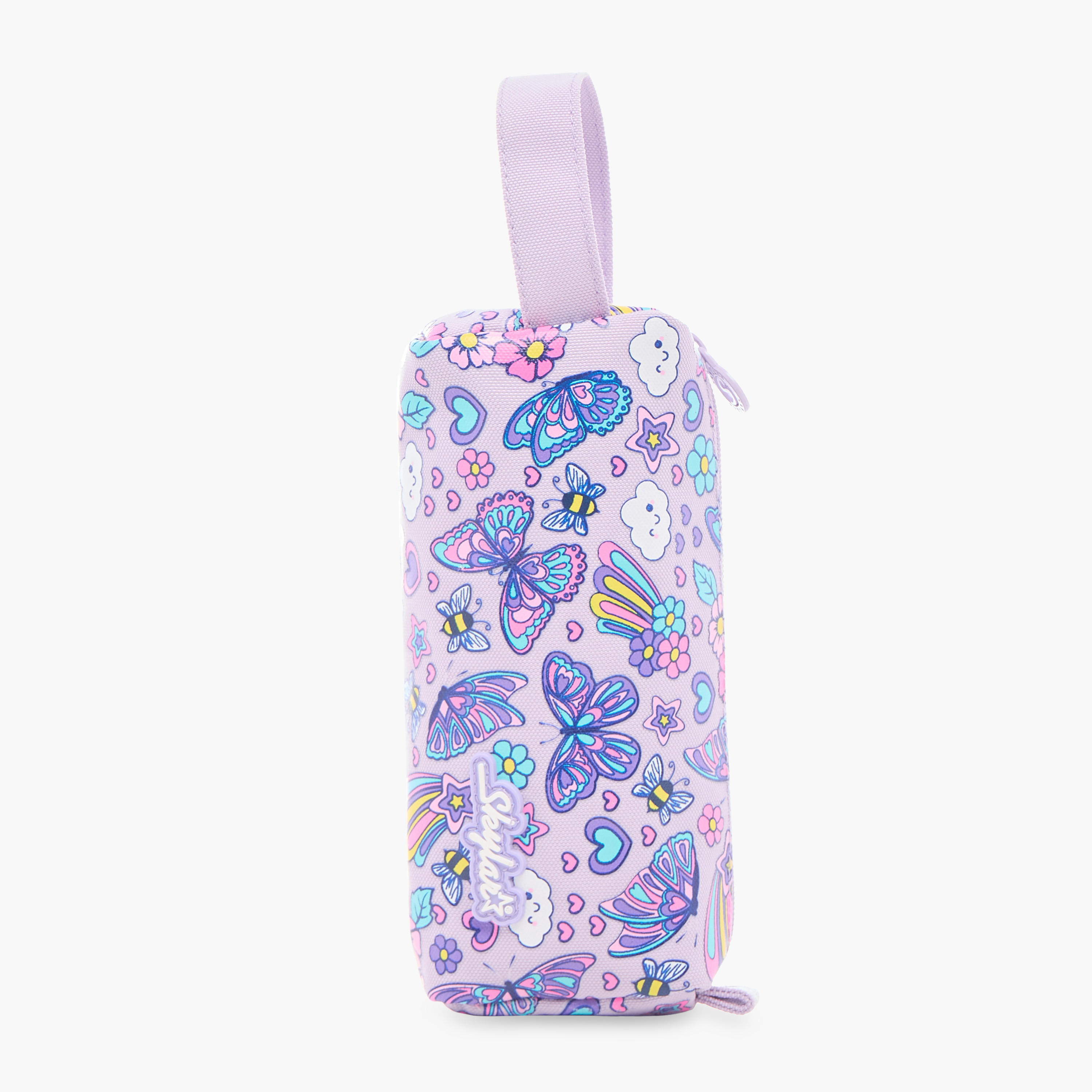 Skylar All-Over Print Pencil Pouch with Zip Closure-school-stationery-pencilcases-image-5