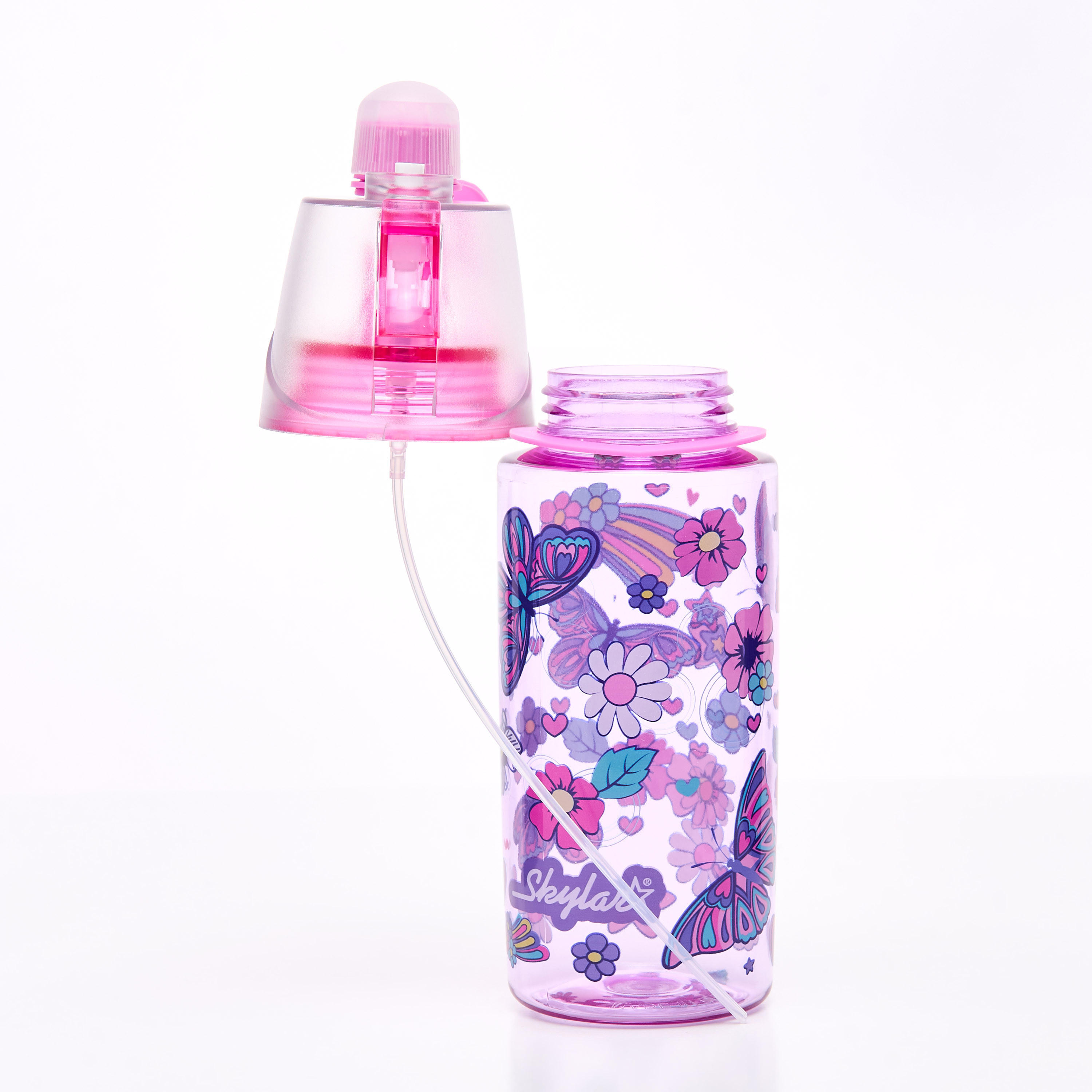 Skylar Graphic Print Sipper Water Bottle - 400 ml-school-waterbottles-image-2