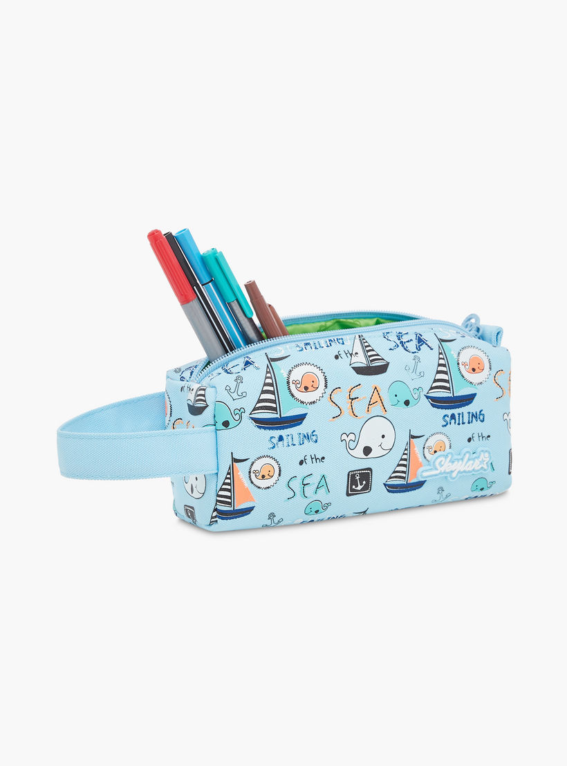 Skylar Sea Print Pencil Pouch and 3D Accessories-school-stationery-pencilcases-image-7