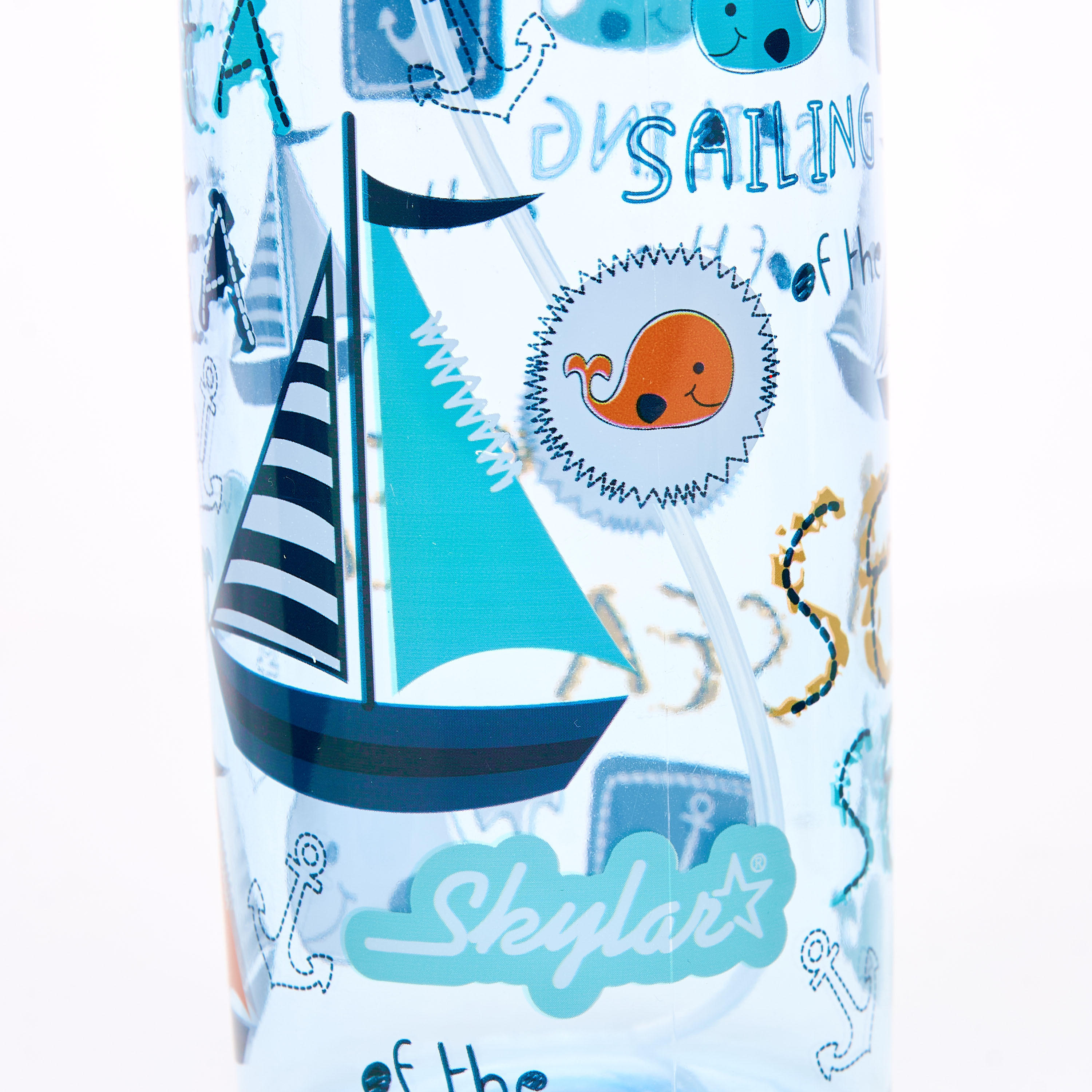 Skylar Gamer Print Sipper Water Bottle with Side Handle - 600 ml-school-waterbottles-image-6
