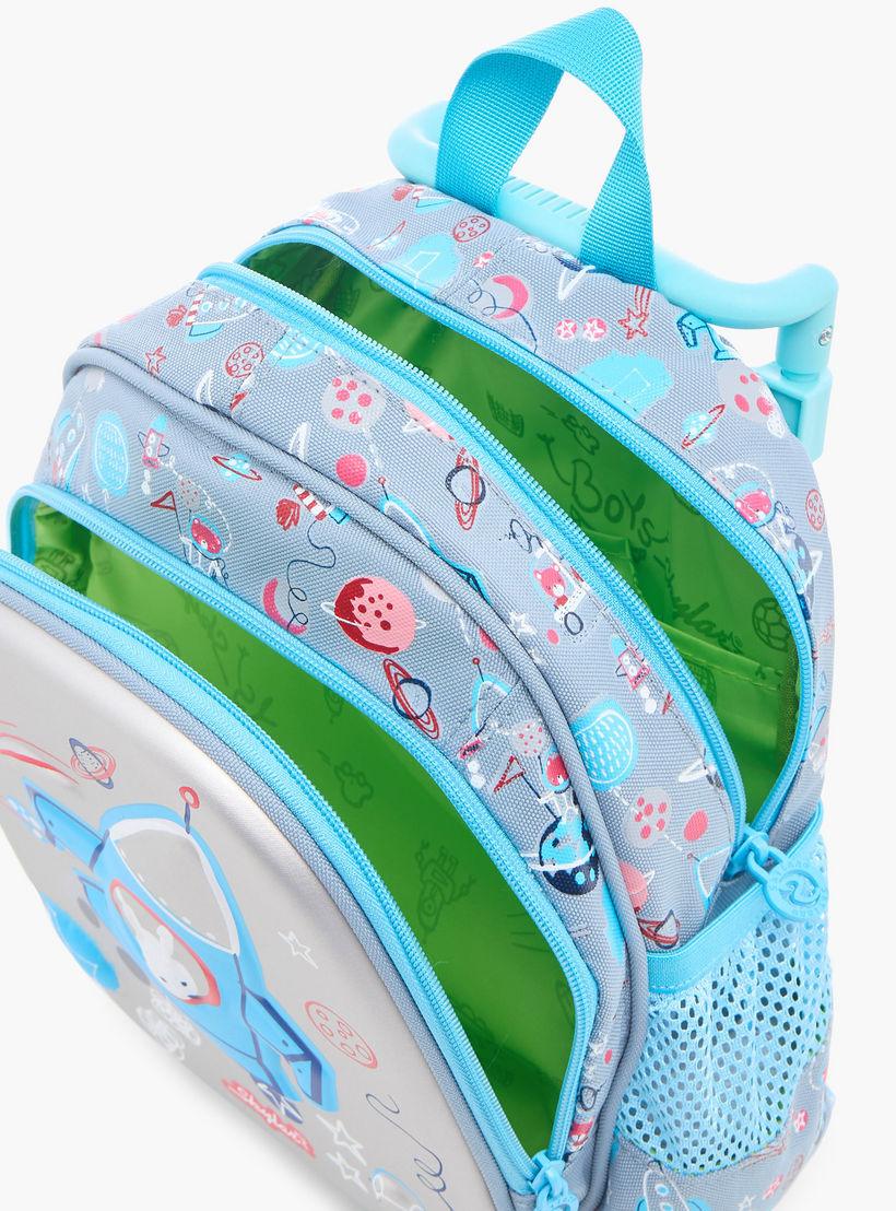 Skylar Space Print 10-inch Trolley Bag with Retractable Handle - 24x13x27 cms-school-bagsandbackpacks-trolleybags-image-11