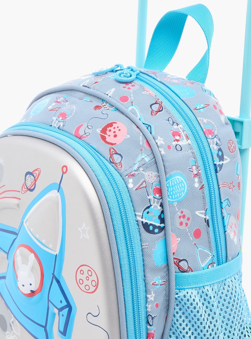 Skylar Space Print 10-inch Trolley Bag with Retractable Handle - 24x13x27 cms-school-bagsandbackpacks-trolleybags-image-7