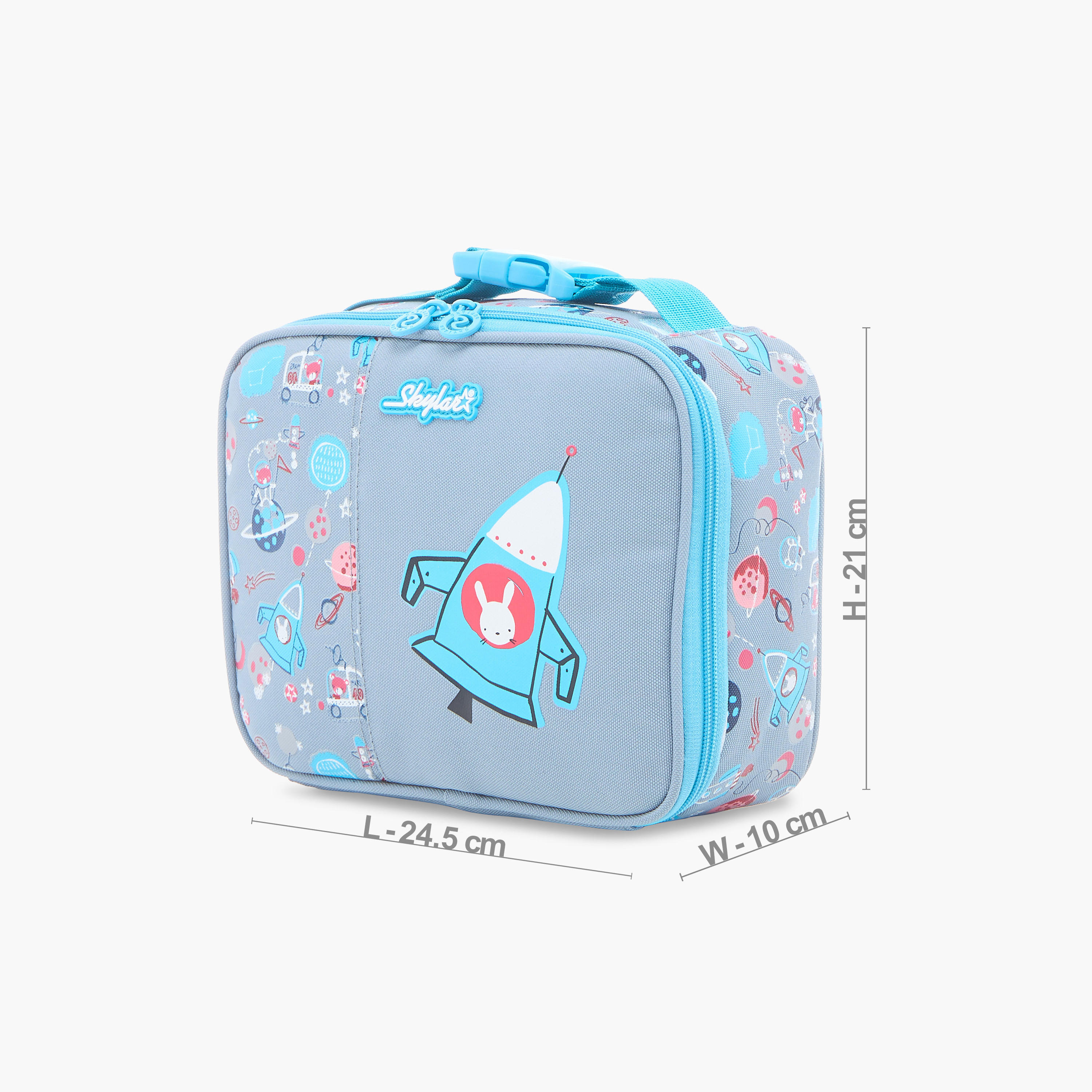 شنطة غداء بسحاب إغلاق ومقبض علوي وطبعات من سكايلر-school-lunchessentials-lunchbags-image-2