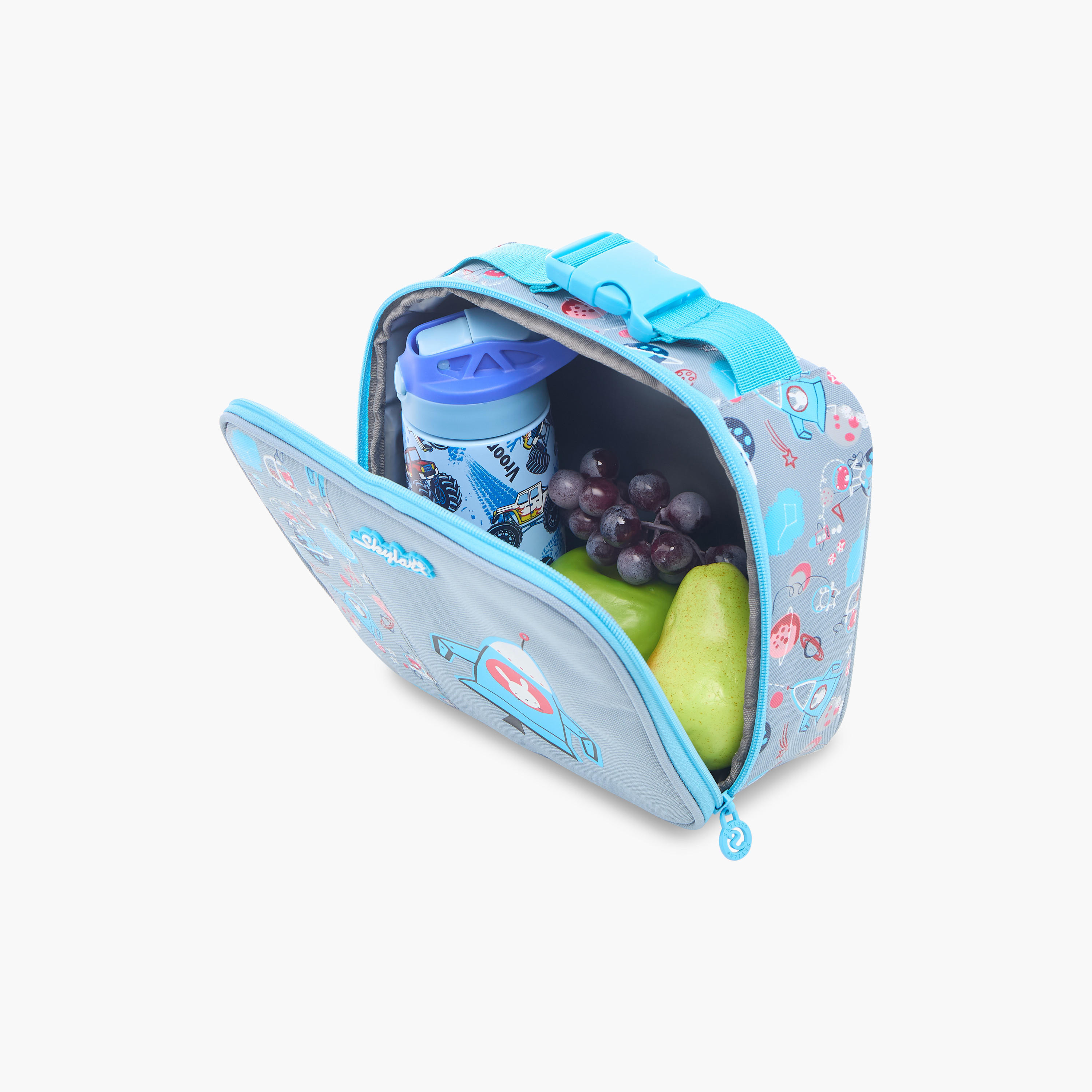 شنطة غداء بسحاب إغلاق ومقبض علوي وطبعات من سكايلر-school-lunchessentials-lunchbags-image-5