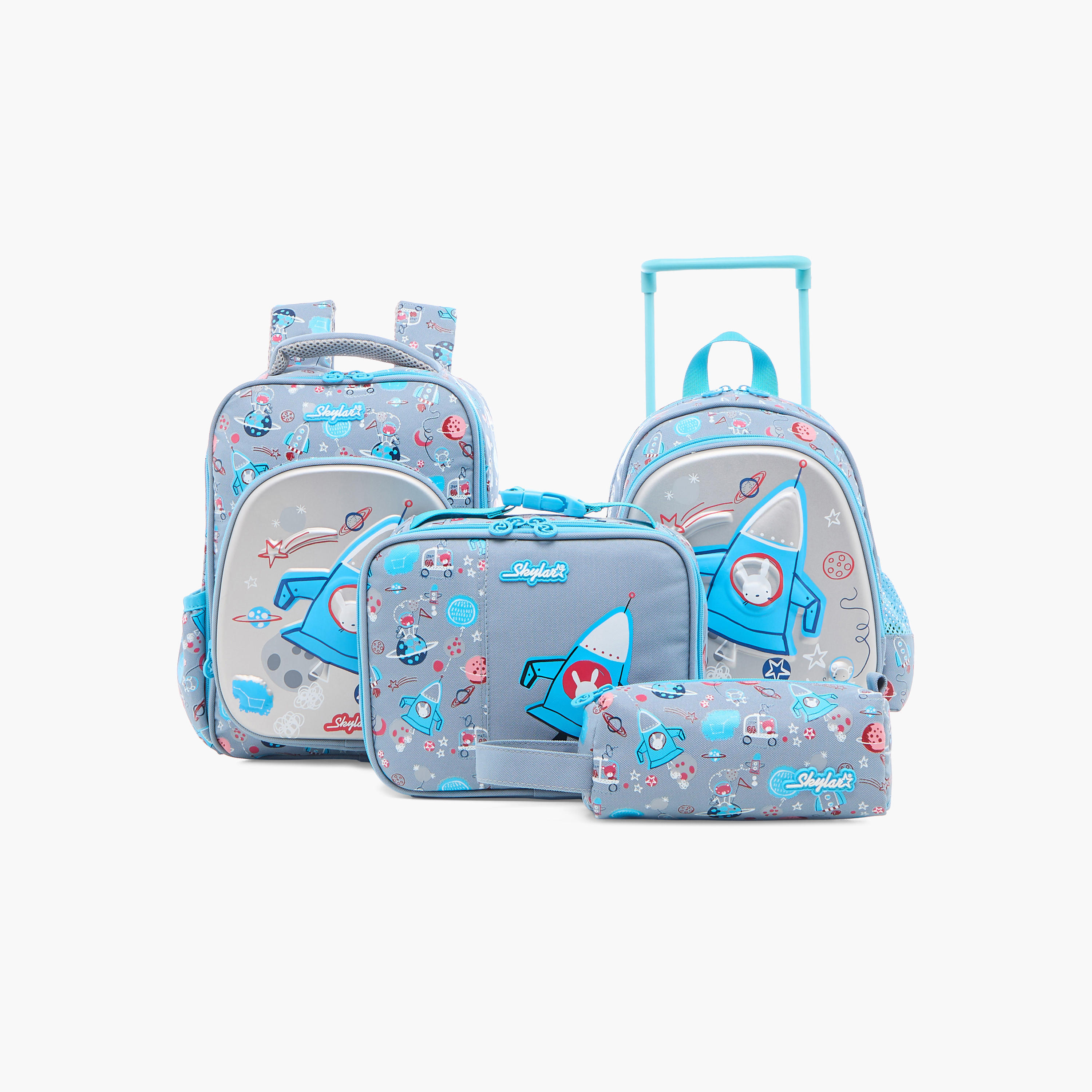 مقلمة بطبعات فضاء وسحاب إغلاق وفتحة ملصق من سكايلر-school-stationery-pencilcases-image-7