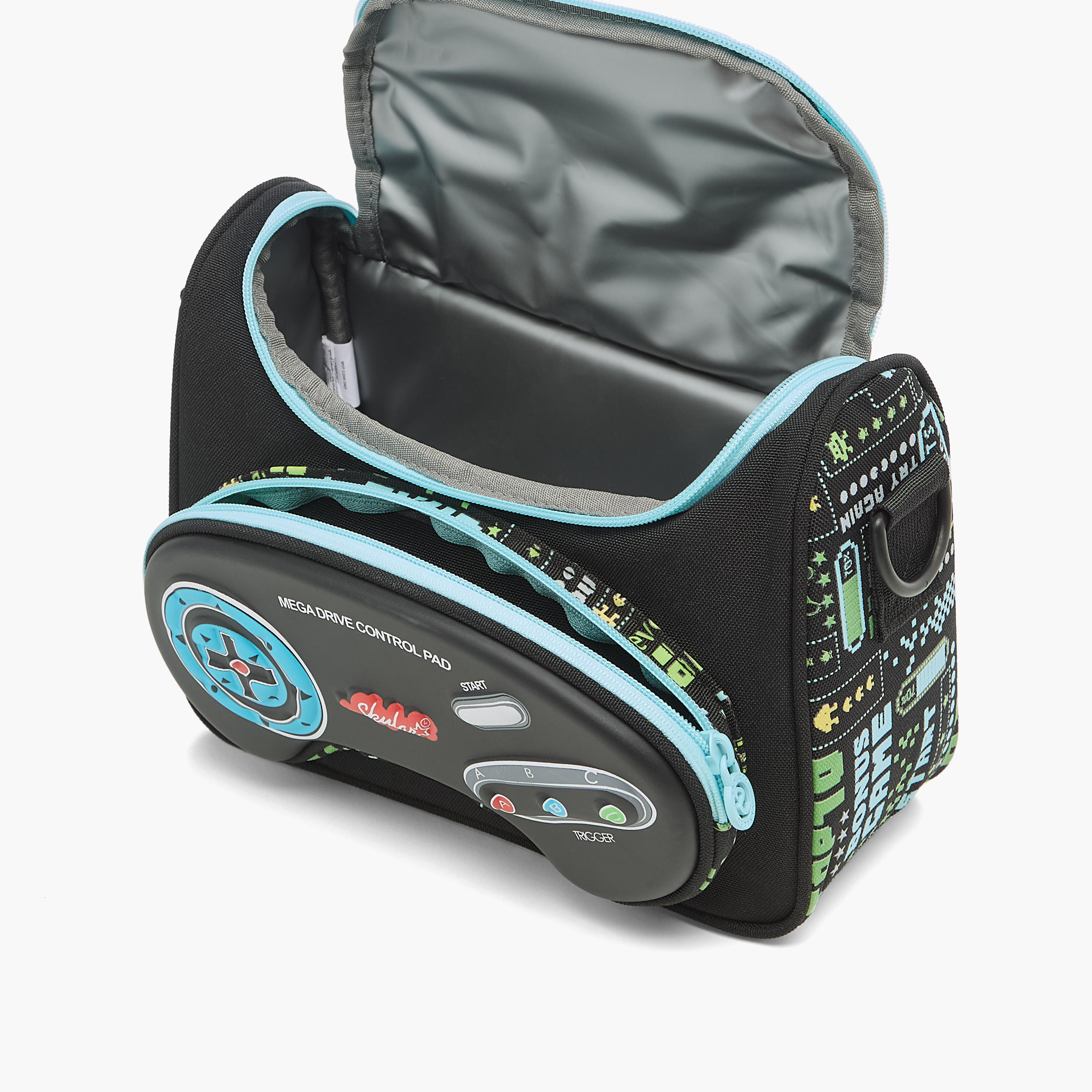 Skylar Game Print Lunch Bag with Zip Closure-school-lunchessentials-lunchbags-image-5