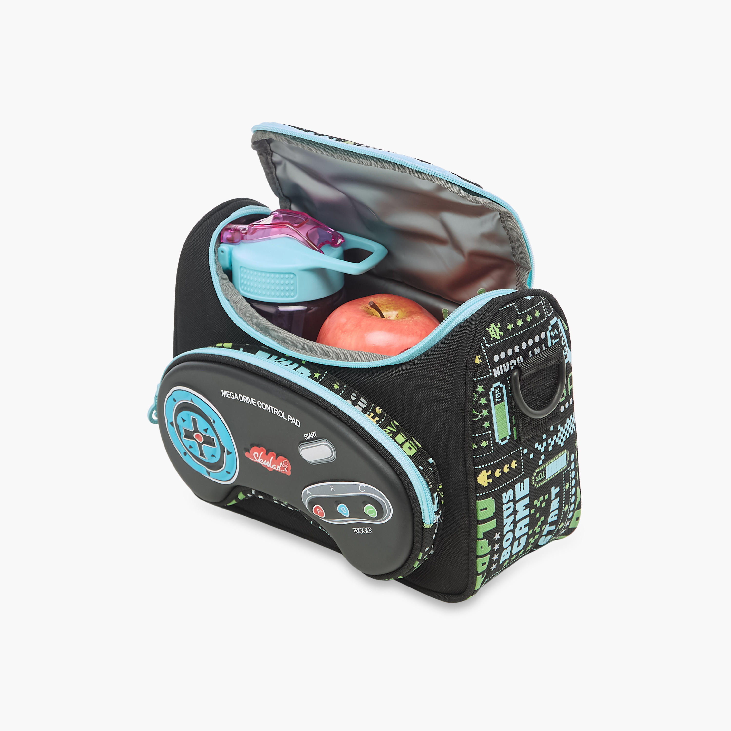 Skylar Game Print Lunch Bag with Zip Closure-school-lunchessentials-lunchbags-image-7