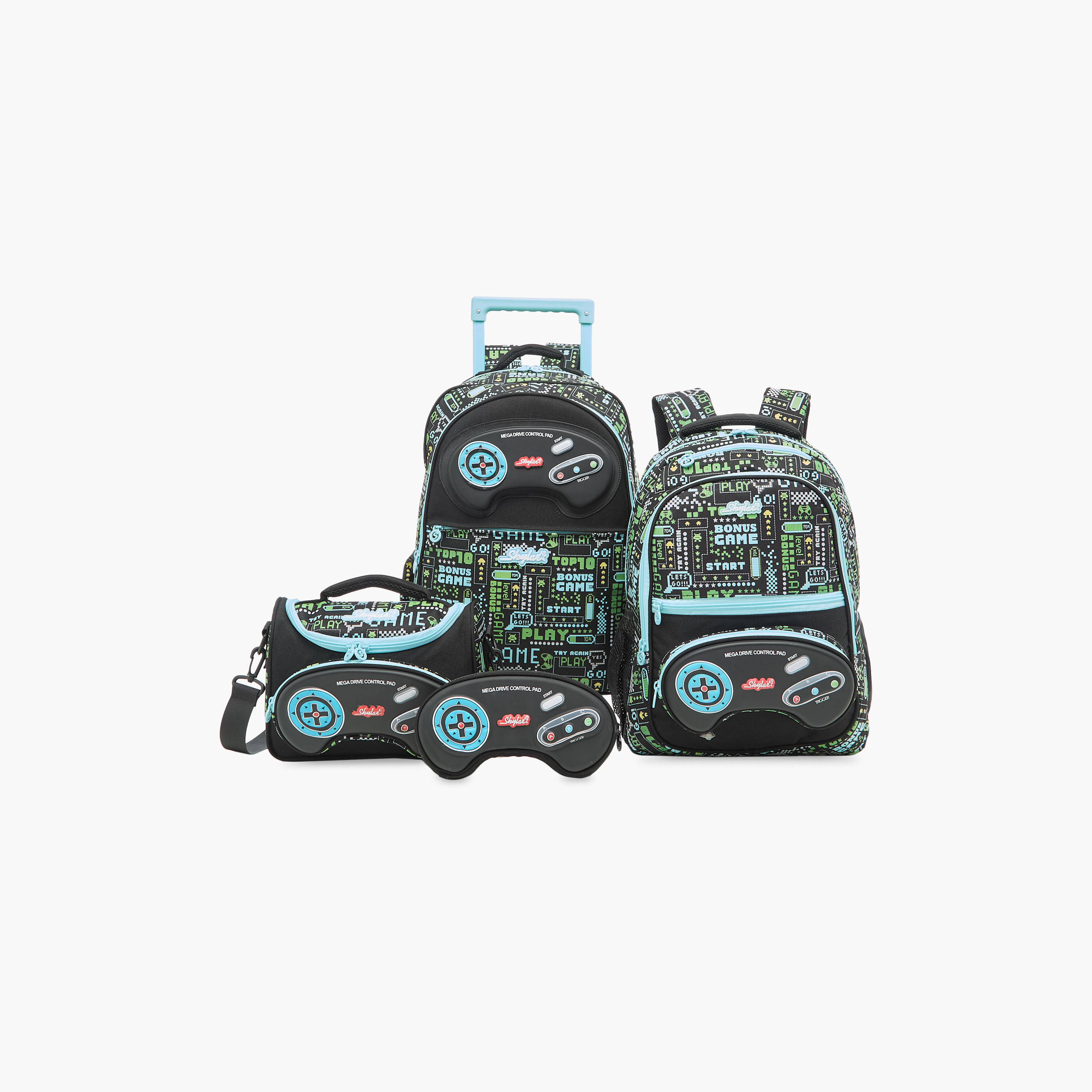 Skylar Game Print Lunch Bag with Zip Closure-school-lunchessentials-lunchbags-image-8
