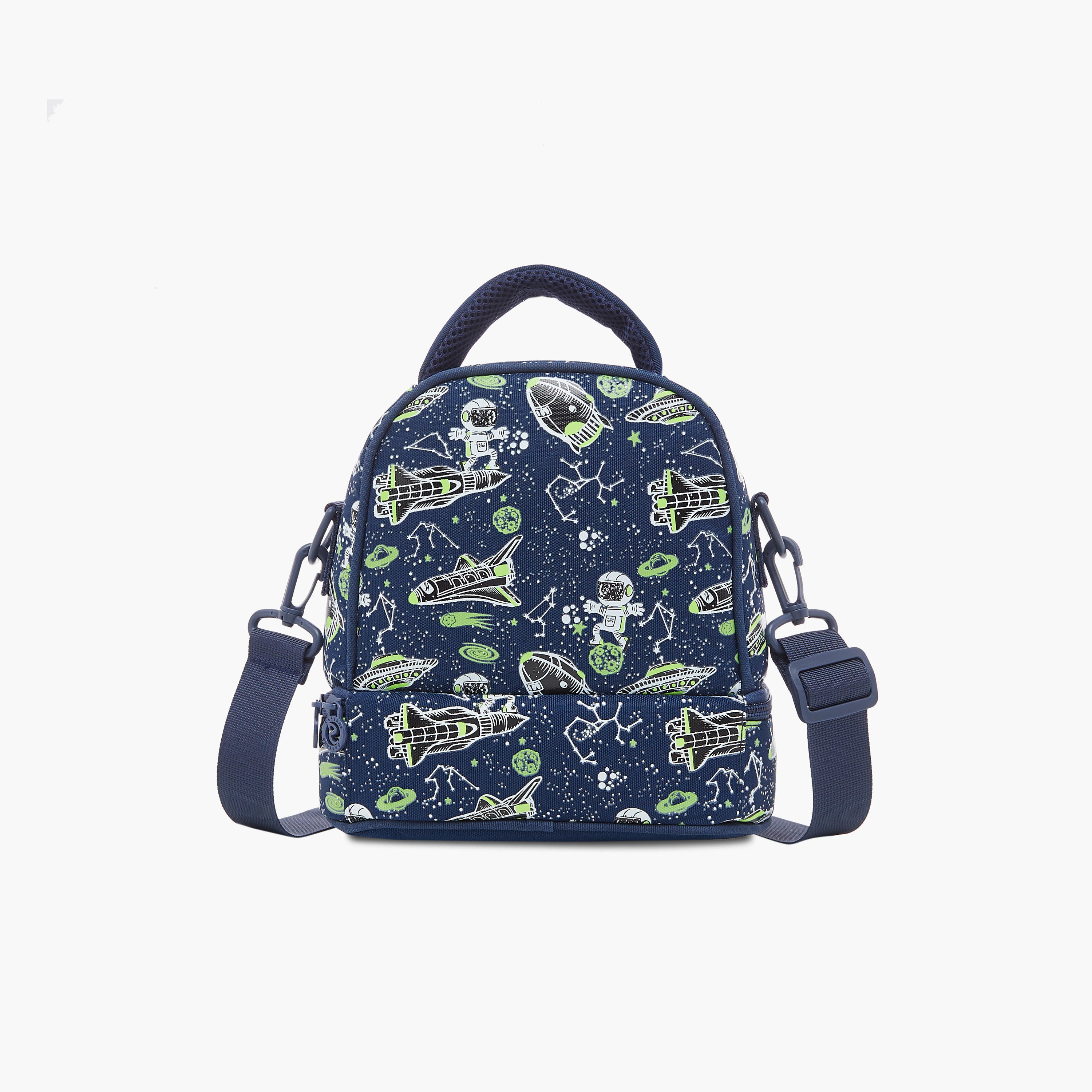 Skylar Glow in the Dark Space Print Lunch Bag with Zip Closure-school-lunchessentials-lunchbags-image-3