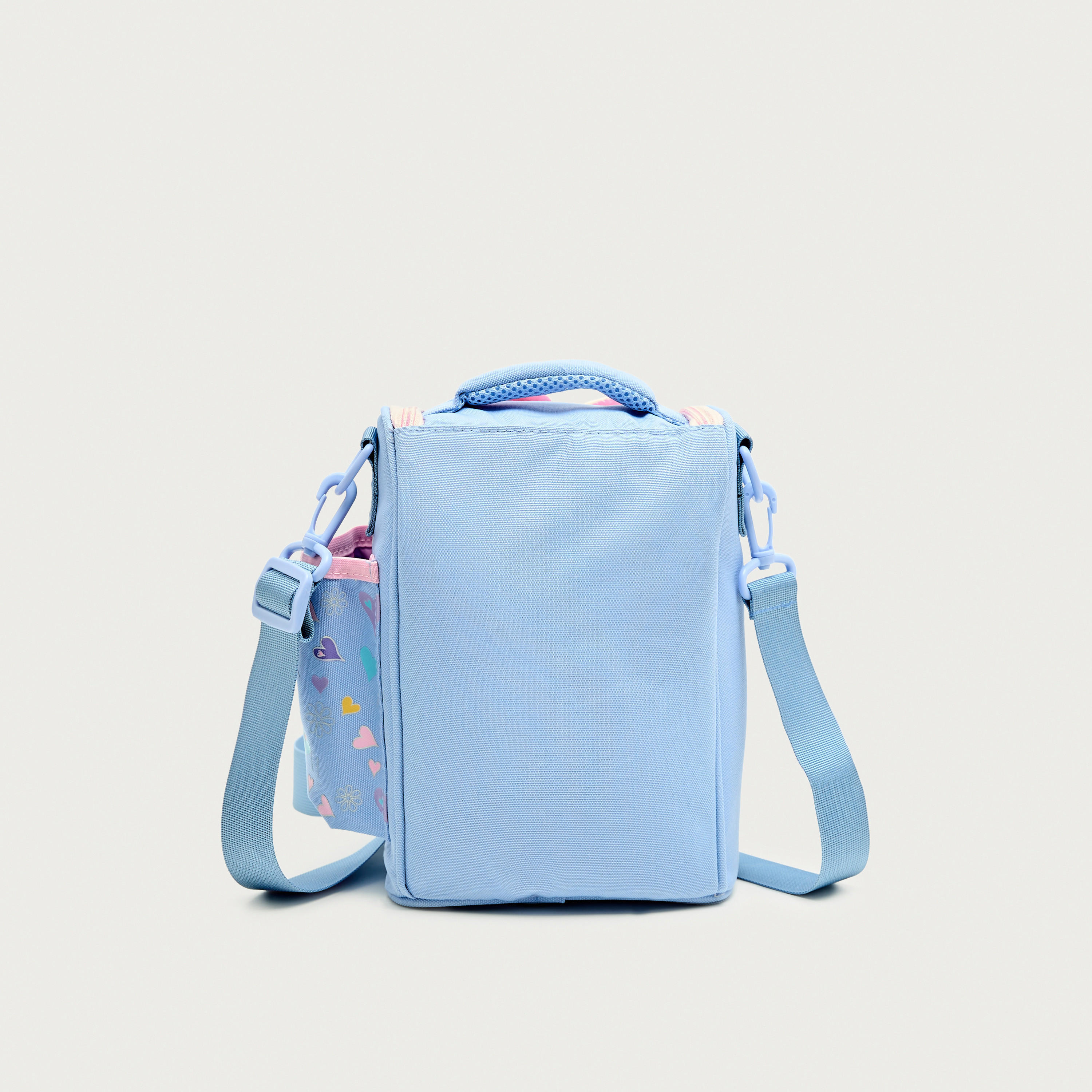 Skylar Printed Lunch Bag with Heart Accent and Zip Closure-school-lunchessentials-lunchbags-image-3