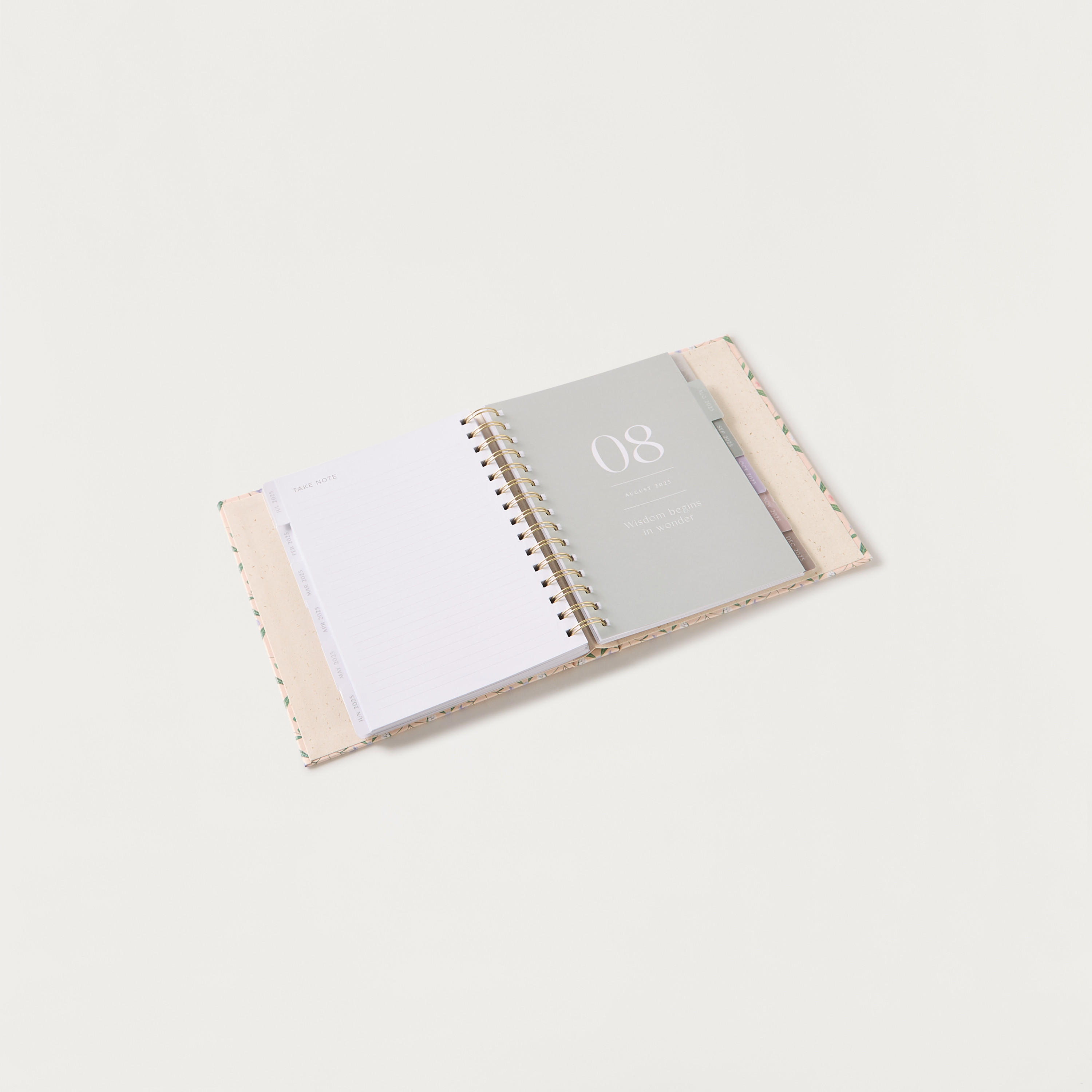 Printed Spiral Bound Hard Cover Monthly Planner-school-stationery-planners-image-3