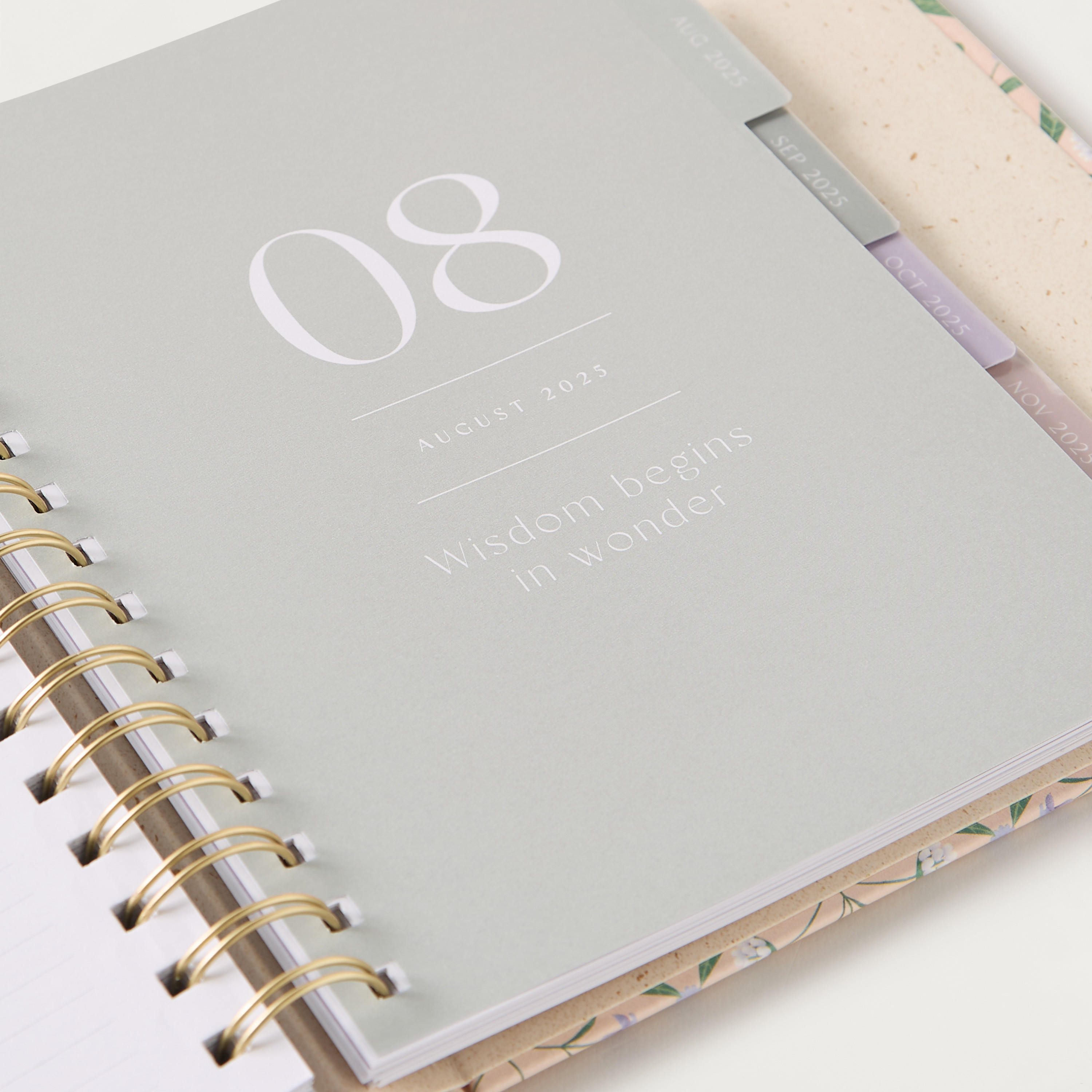 Printed Spiral Bound Hard Cover Monthly Planner-school-stationery-planners-image-5