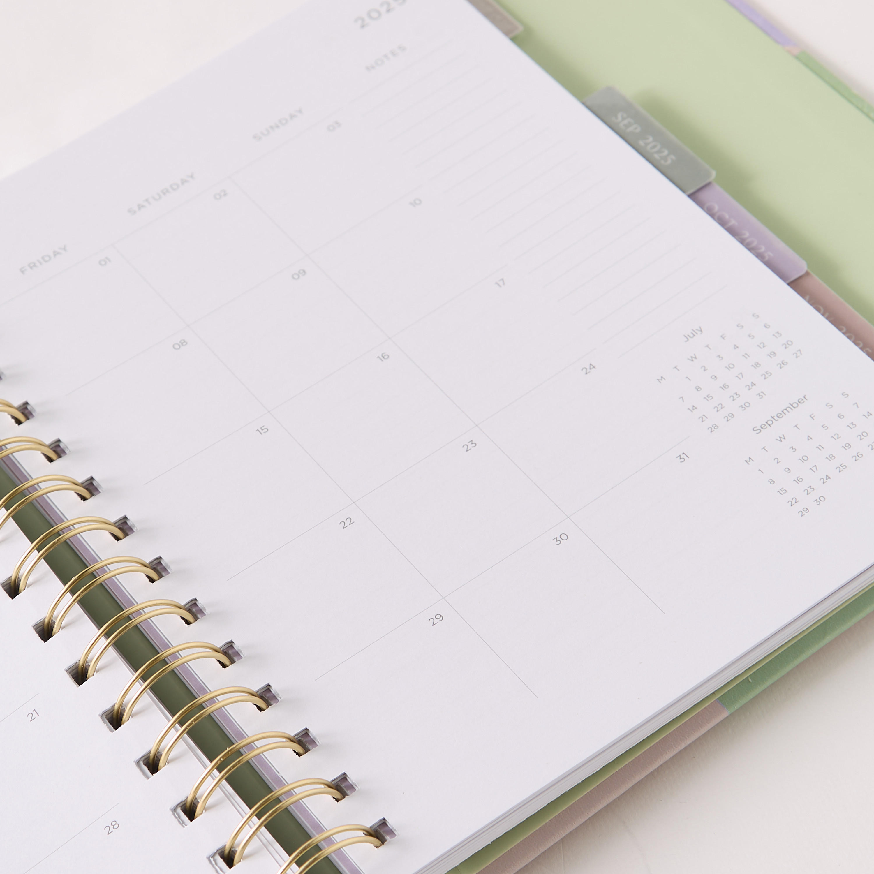 Printed Hard Cover 18 Months Spiral Bound A5 Planner-school-stationery-planners-image-6