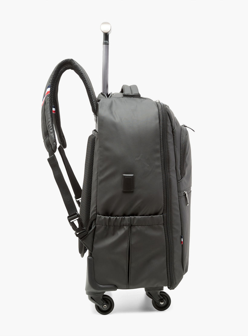 شنطة ظهر ترولي سادة 19 بوصة بحمالات كتف وعجلات من يو إس بولو إسن - 32x23x48 سم-men-bags-image-3