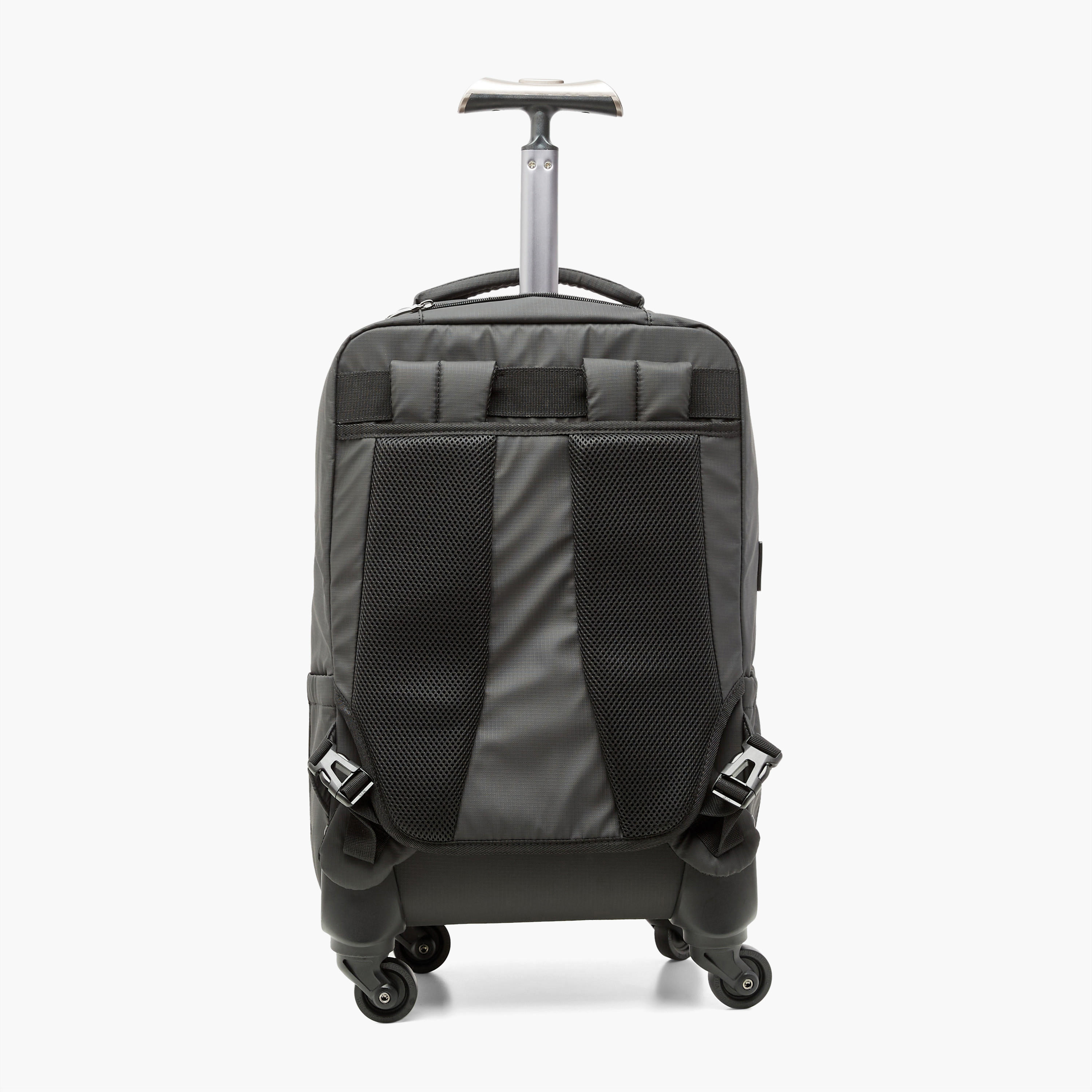 شنطة ظهر ترولي سادة 19 بوصة بحمالات كتف وعجلات من يو إس بولو إسن - 32x23x48 سم-men-bags-image-4