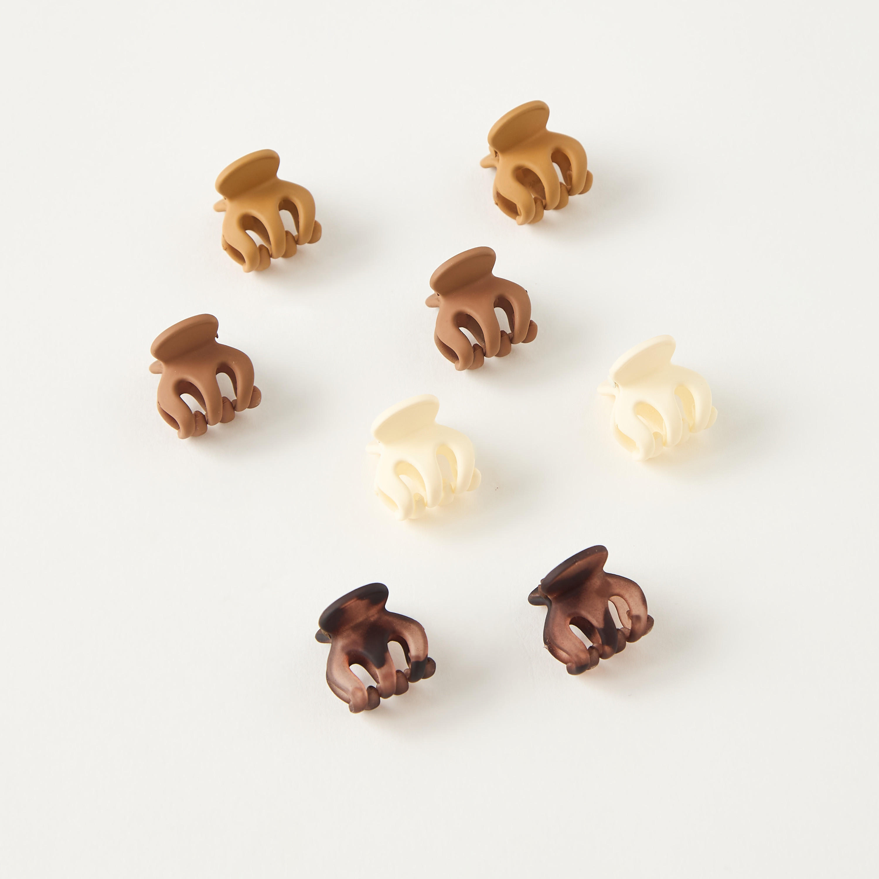 مشابك شعر سادة - طقم 8 قطع-women-hairaccessories-clamps-image-1