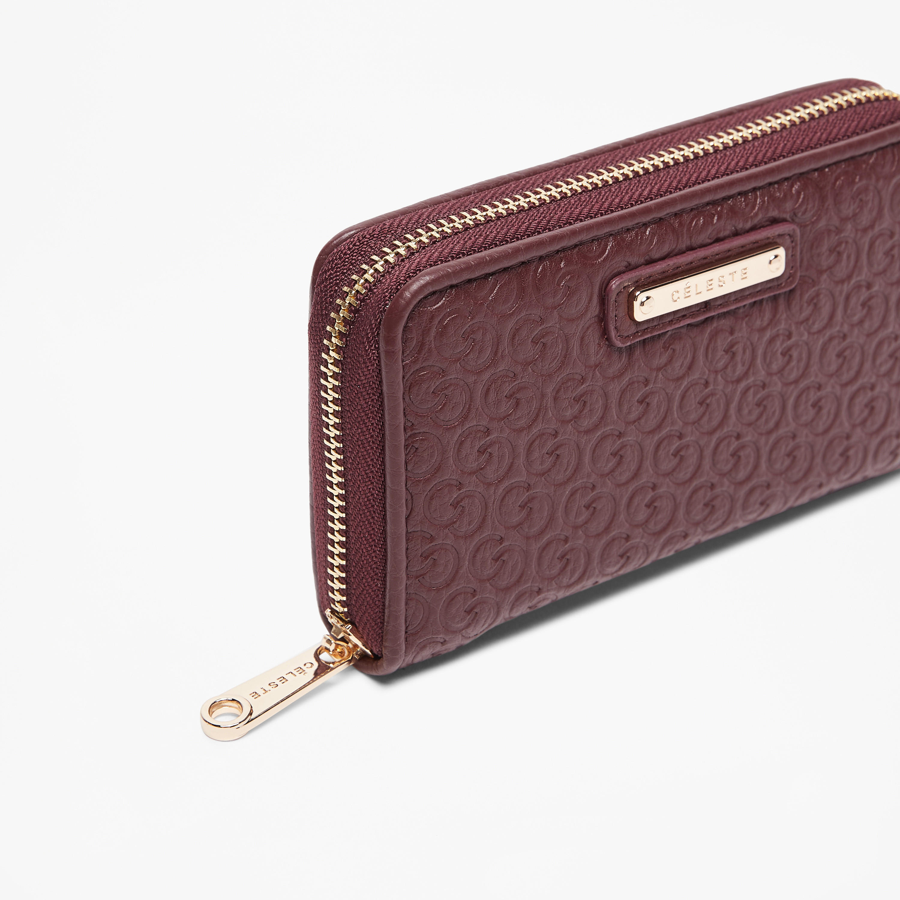 Celeste Monogram Embossed Zip Around Wallet-women-bagsandwallets-wallets-image-3