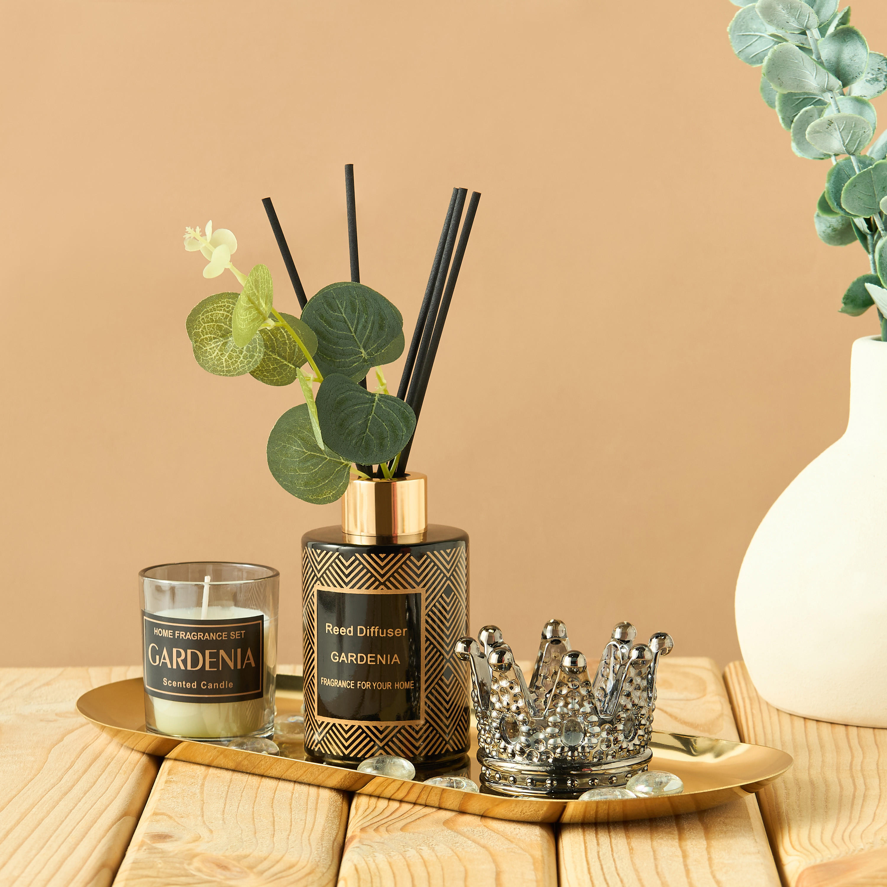 Gazal Vanilla Fragrance Tray Gift Set-household-homefragrance-fragrancegiftset-image-1