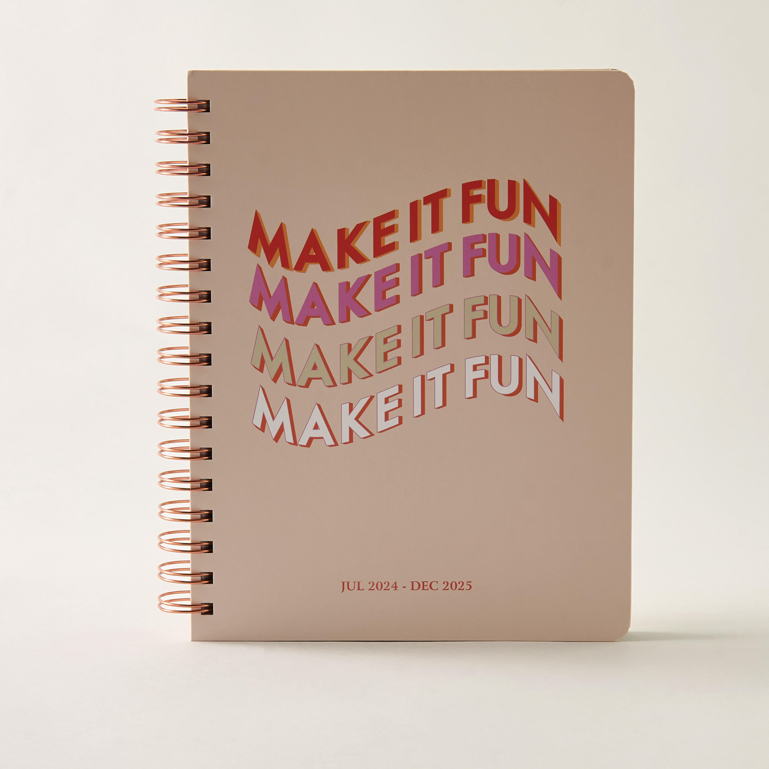 Typographic Print A5 Spiral Journal-school-stationery-planners-image-1