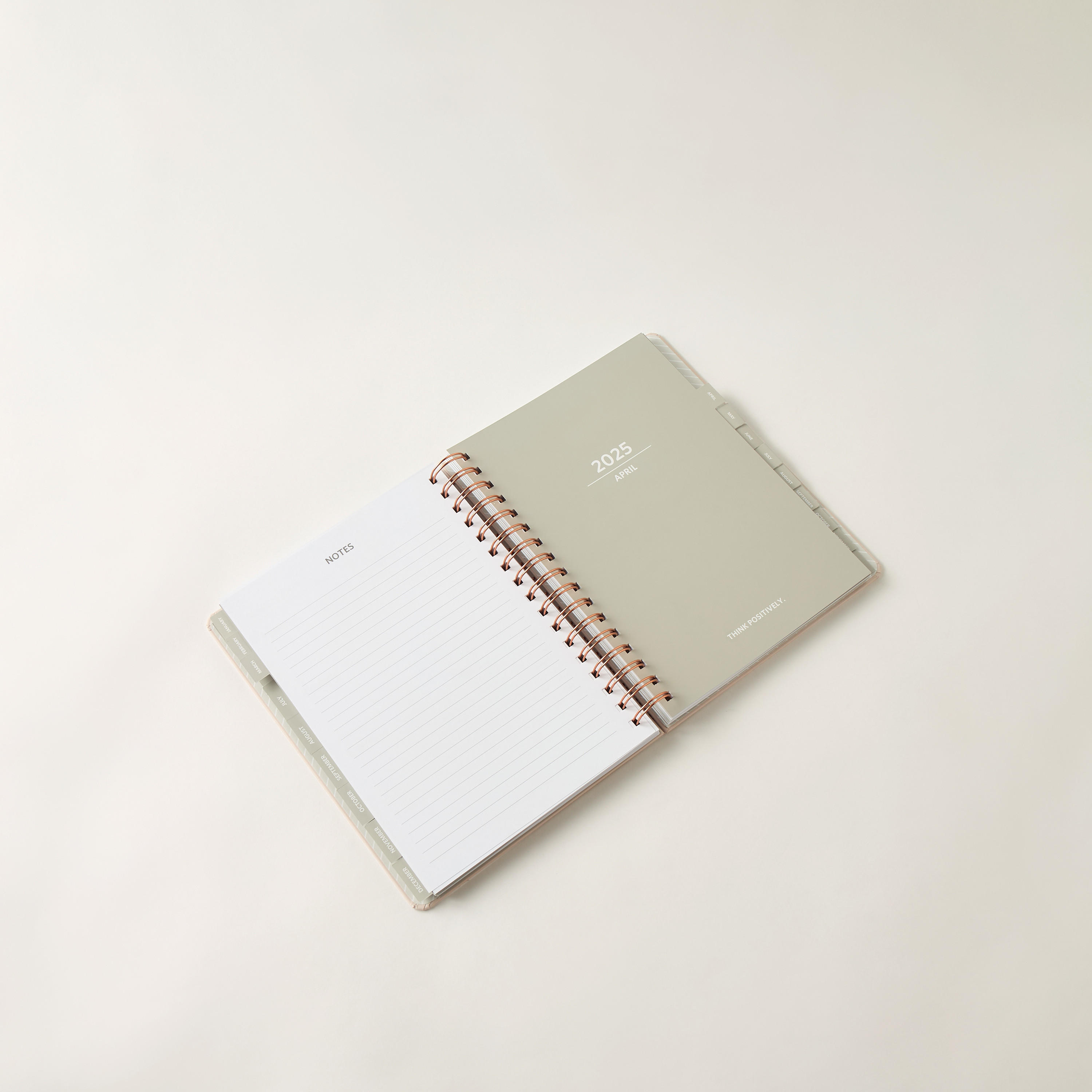 Typographic Print A5 Spiral Journal-school-stationery-planners-image-4