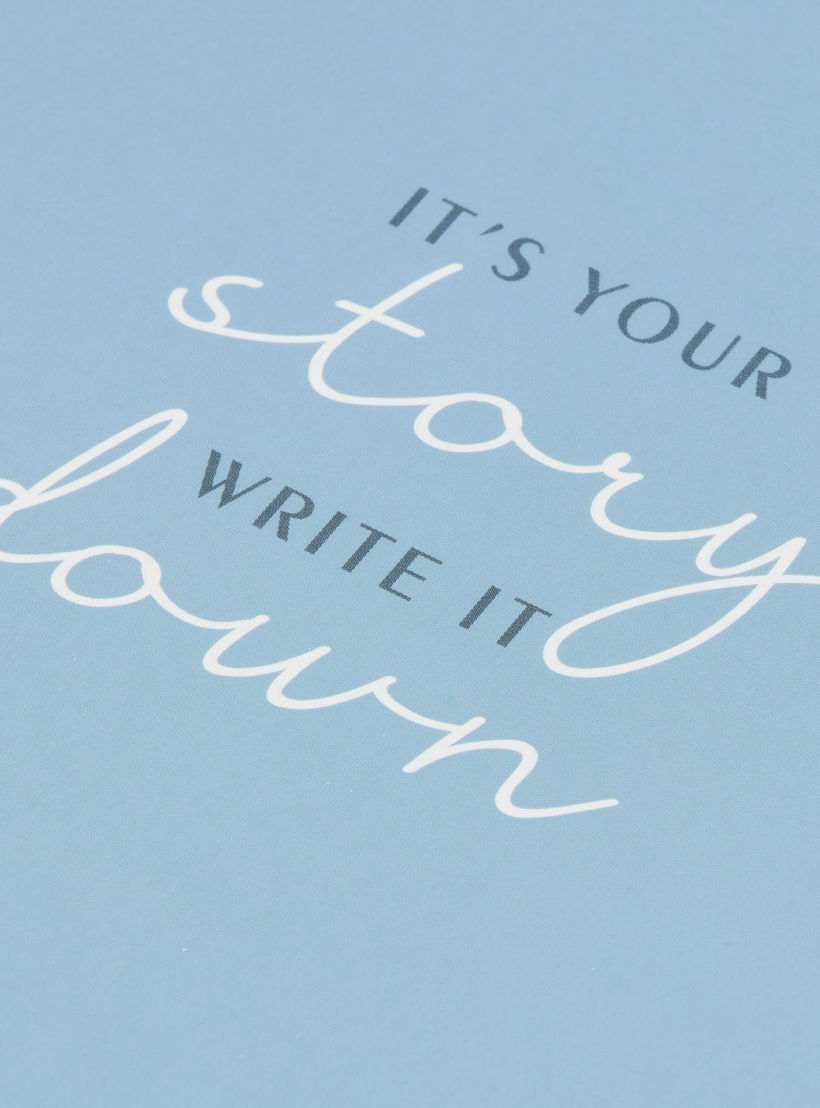Slogan Print A5 Spiral Notebook-school-stationery-notebooks-image-3