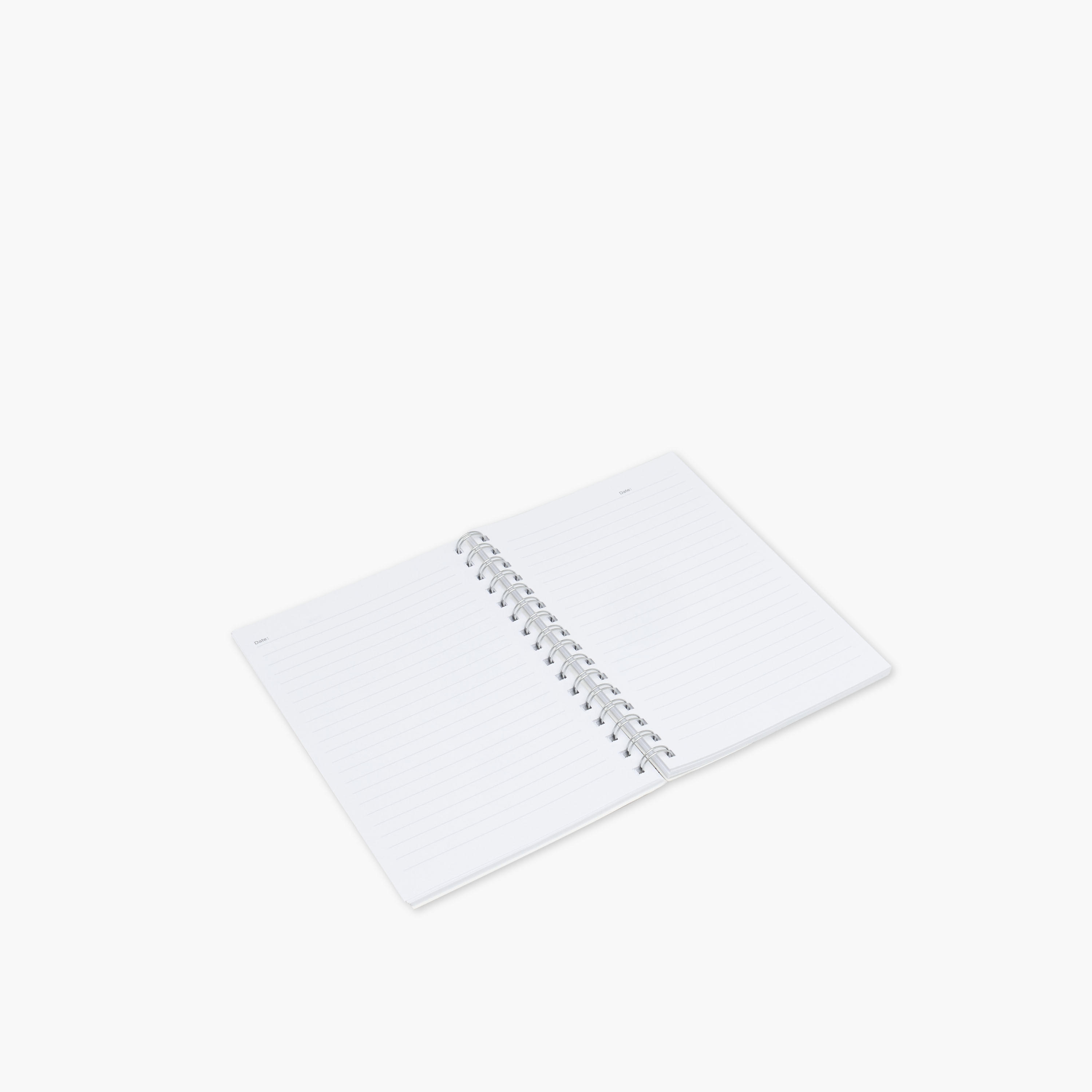 Slogan Print A5 Spiral Notebook-school-stationery-notebooks-image-4