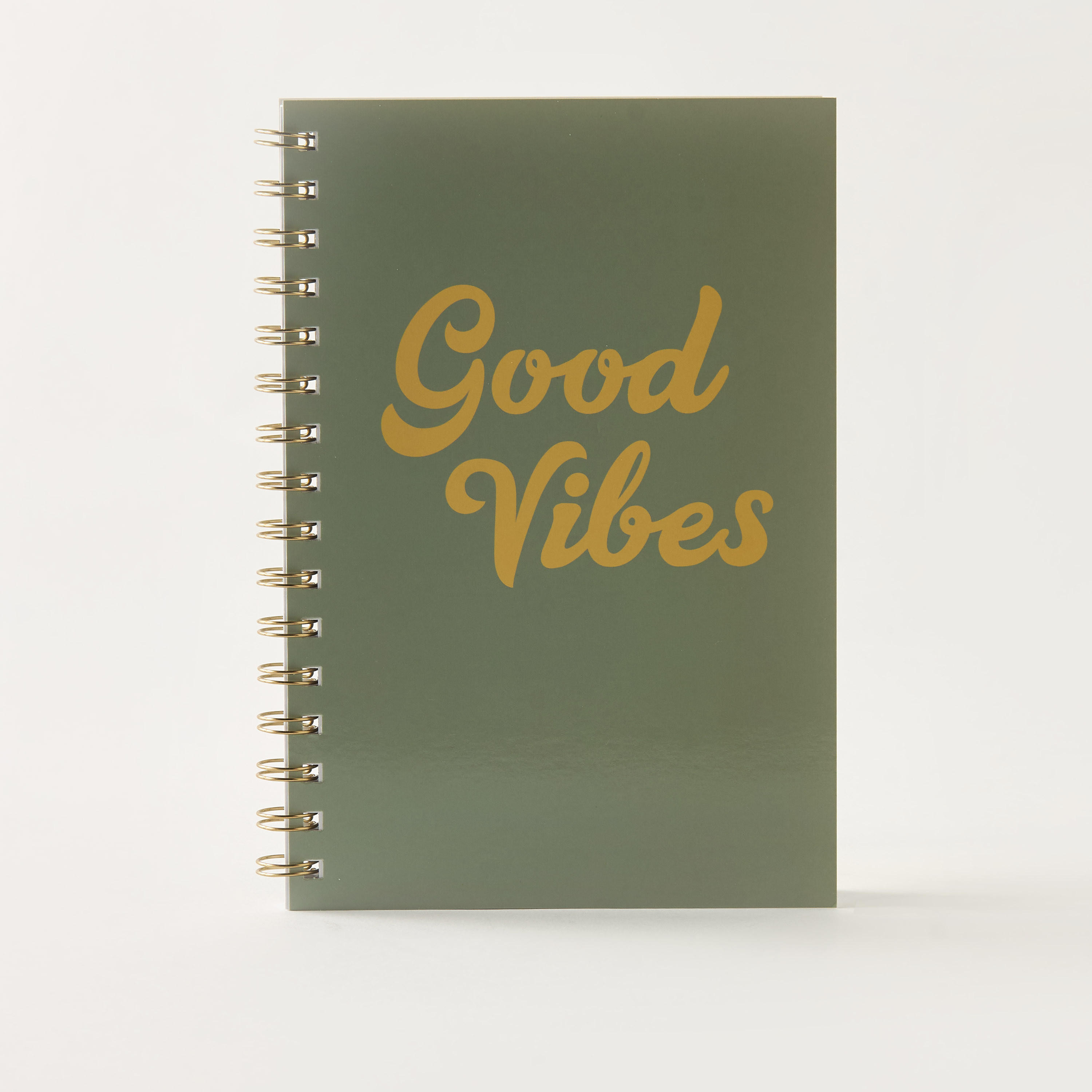 Slogan Print A5 Spiral Notebook-school-stationery-notebooks-image-1