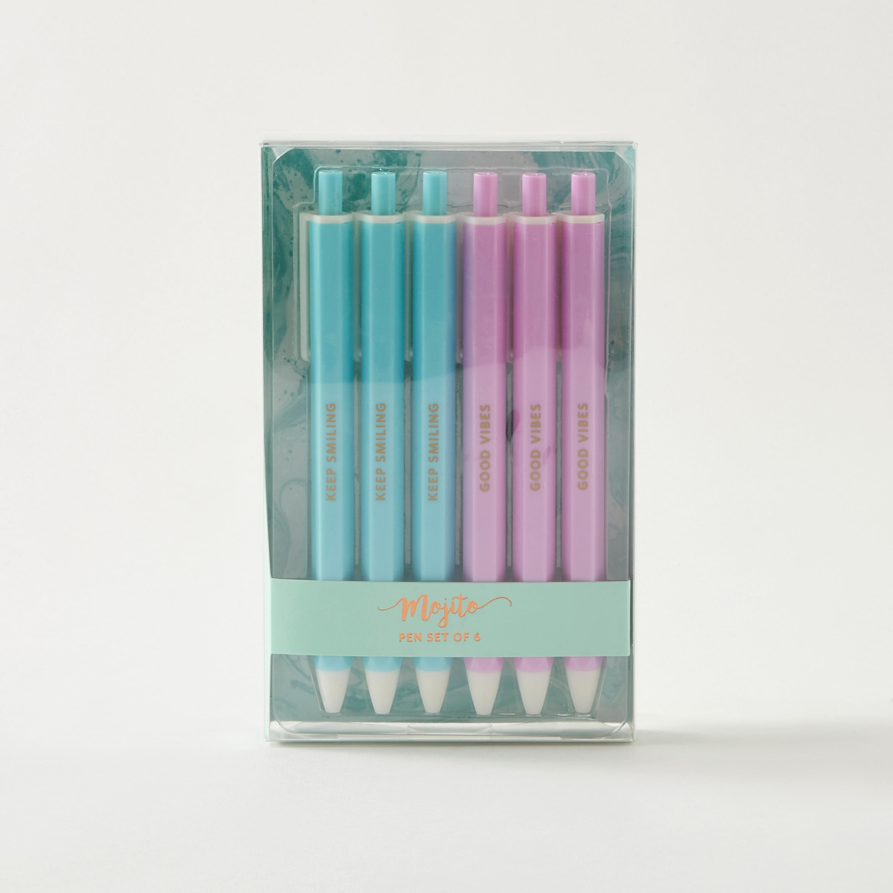Mojito Slogan Print Ball Pen - Set of 6-school-stationery-pensandpencils-image-5