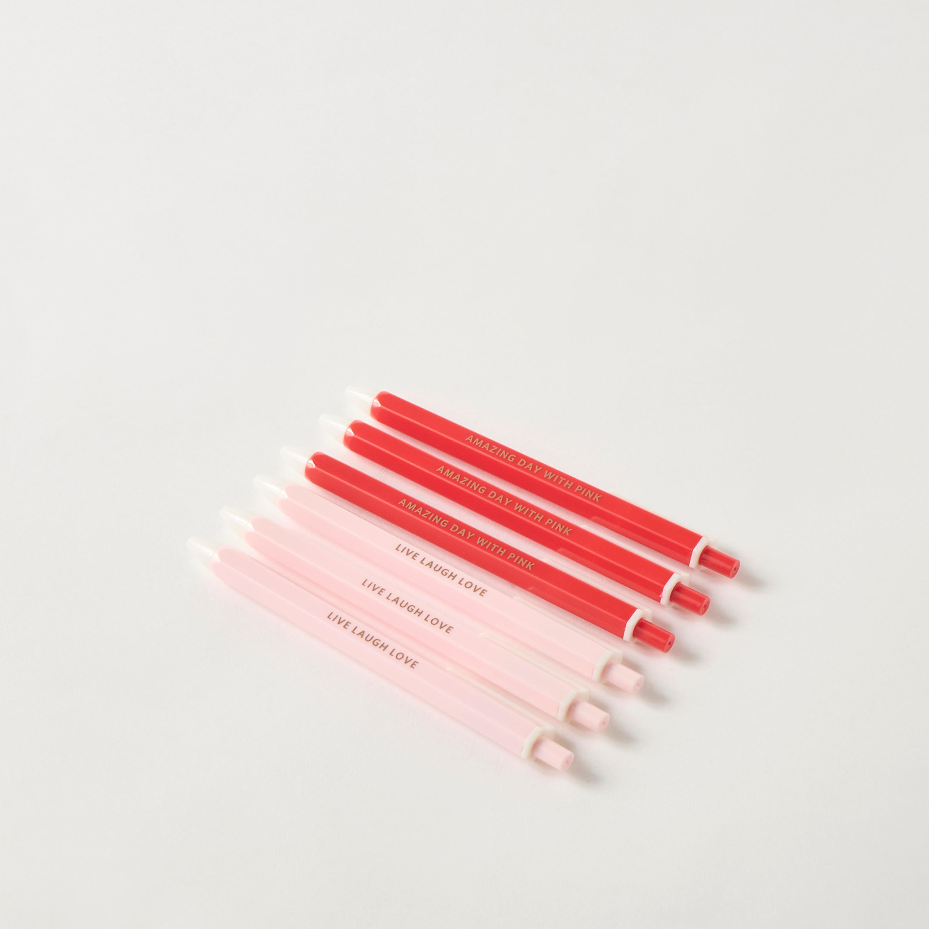 قلم حبر جاف بطبعات شعار- طقم من 6 قطع-school-stationery-pensandpencils-image-2