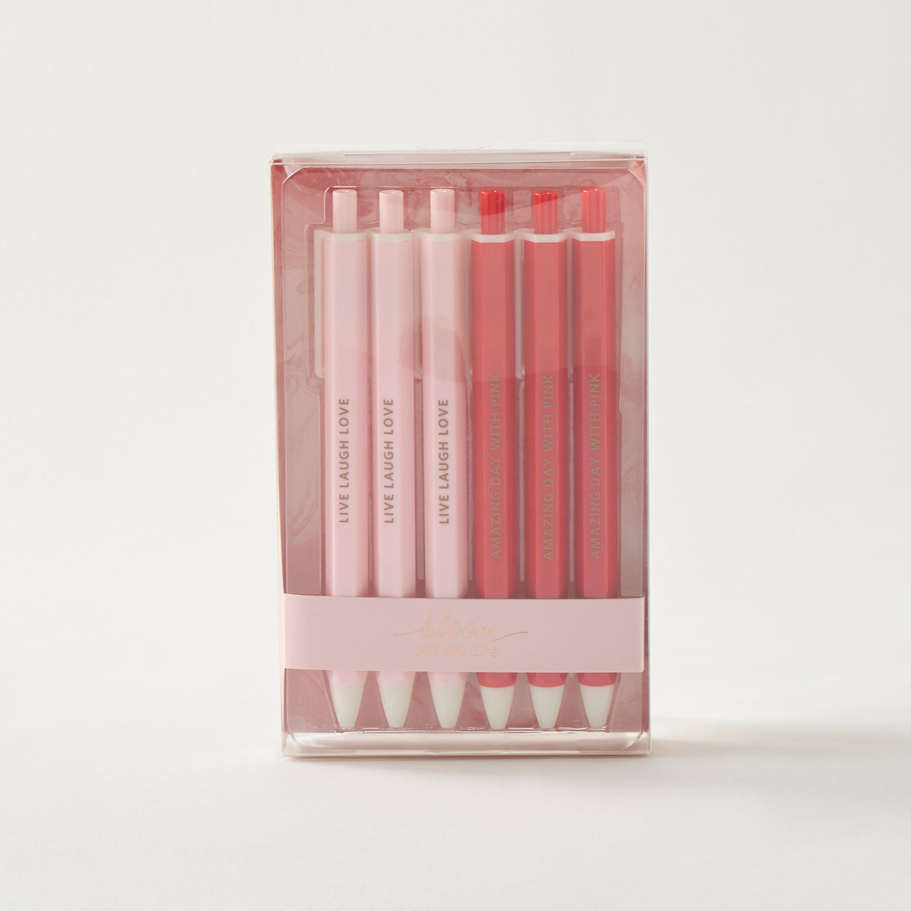 Slogan Print Ball Pen - Set of 6-school-stationery-pensandpencils-image-5