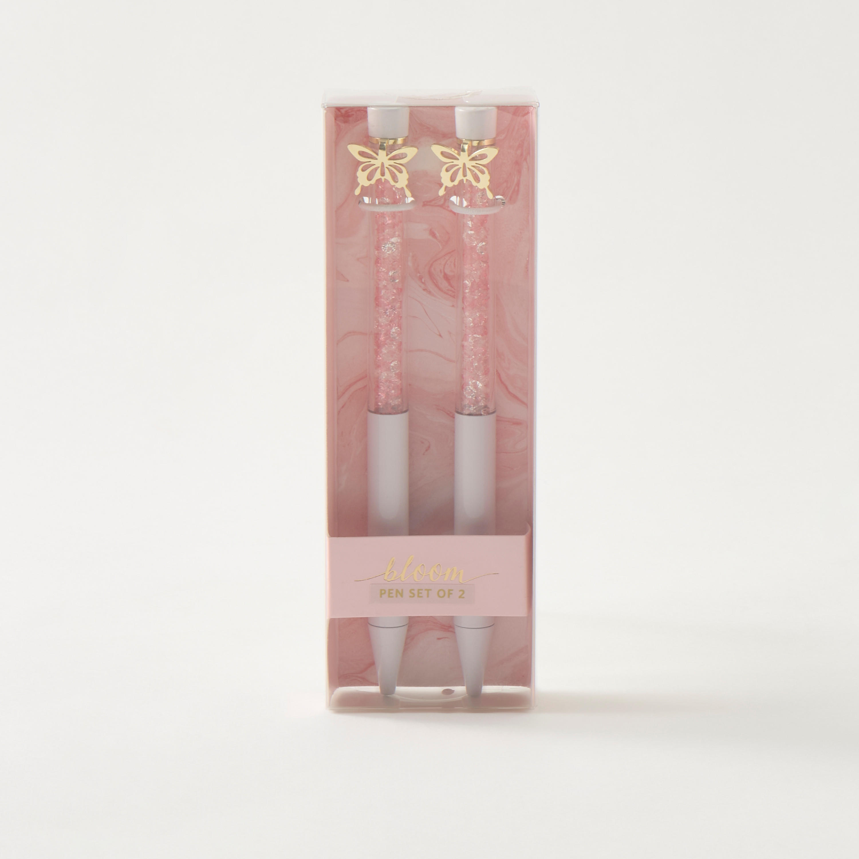 Bloom Glitter Pen with Butterfly Embellishments - Set of 2-school-stationery-pensandpencils-image-5