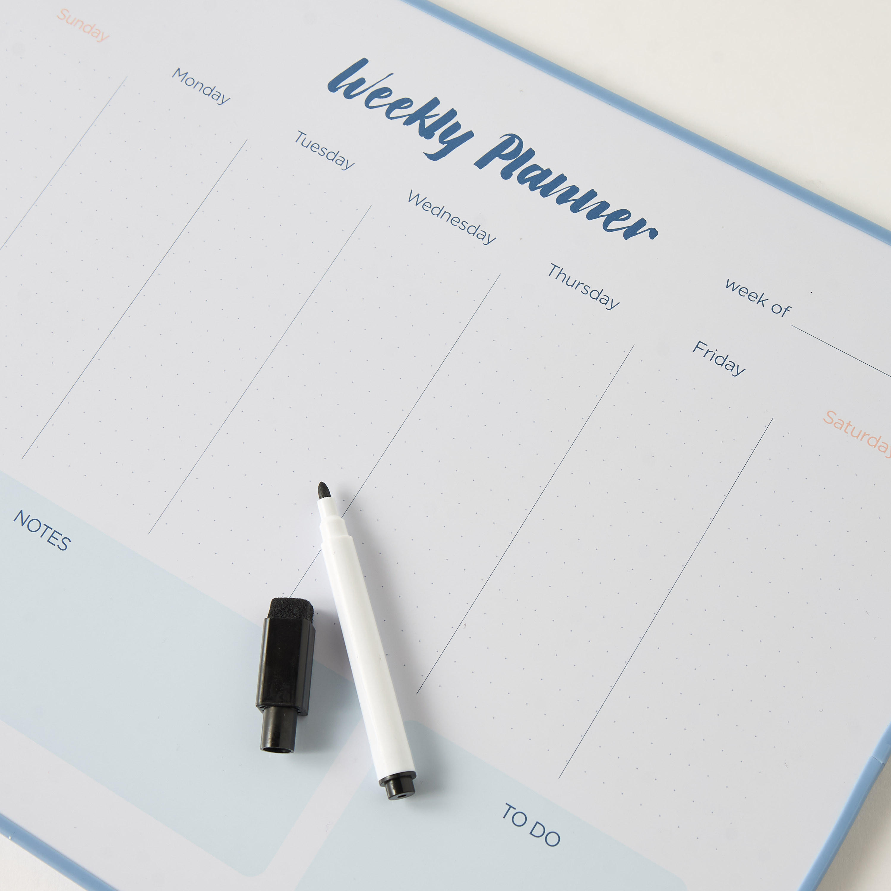 Printed Weekly Planner Board and Pen Set-school-stationery-sets-image-4