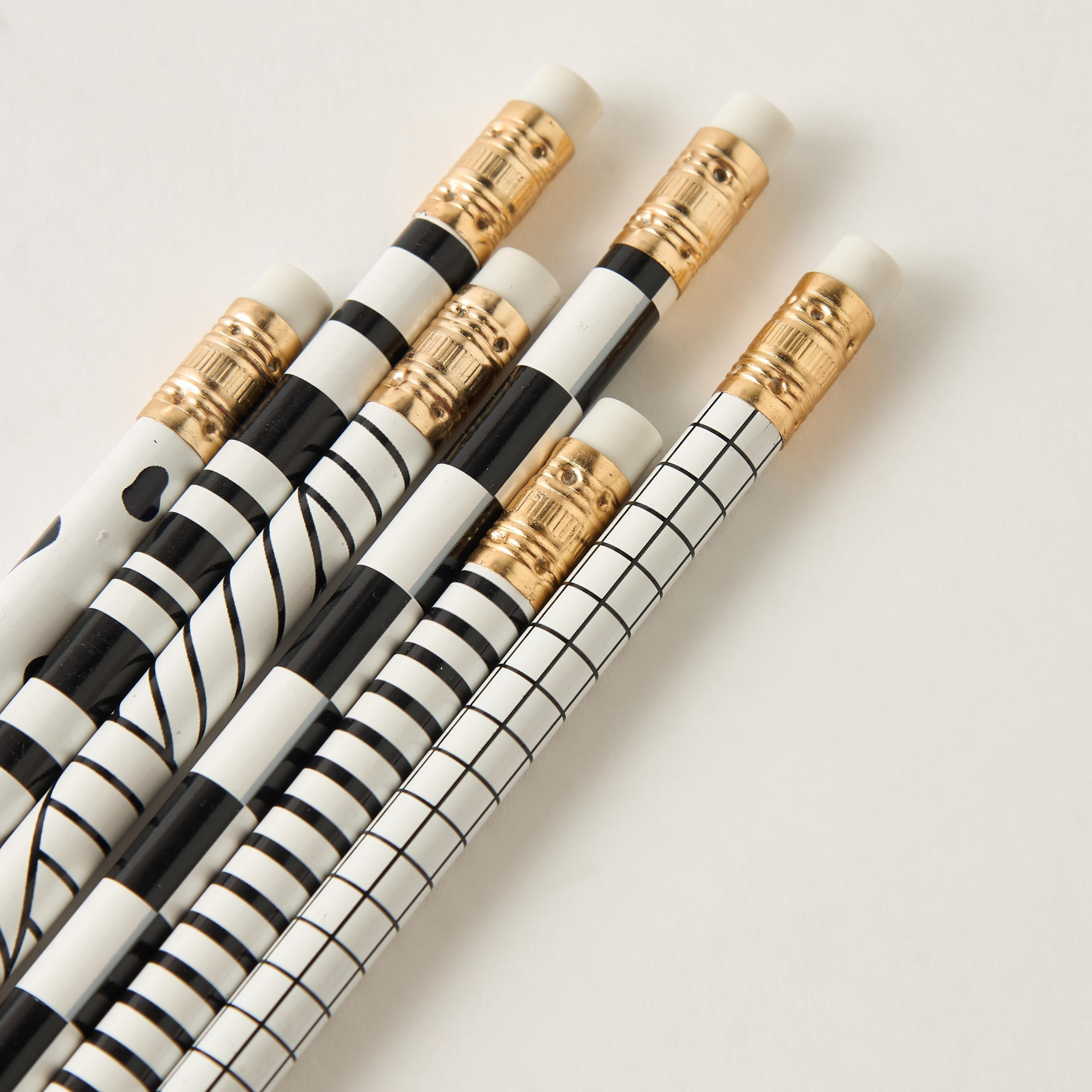 Printed Wooden Pencil - Set of 6-school-stationery-pensandpencils-image-3